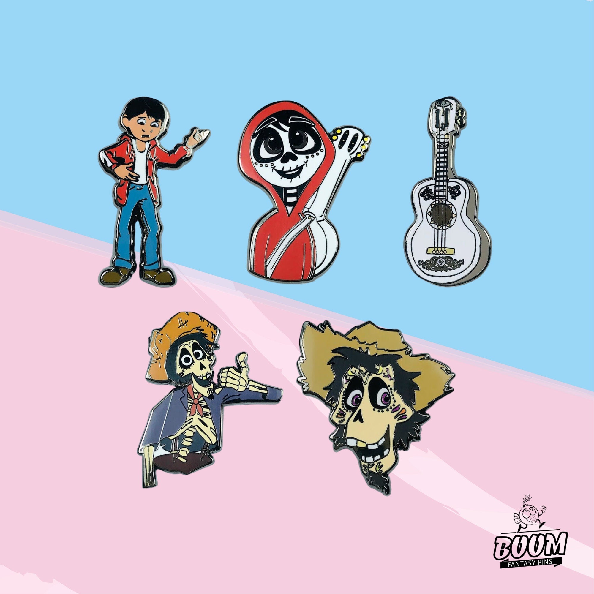Pin's – Miguel et Hector de Coco – Disney Fantasy