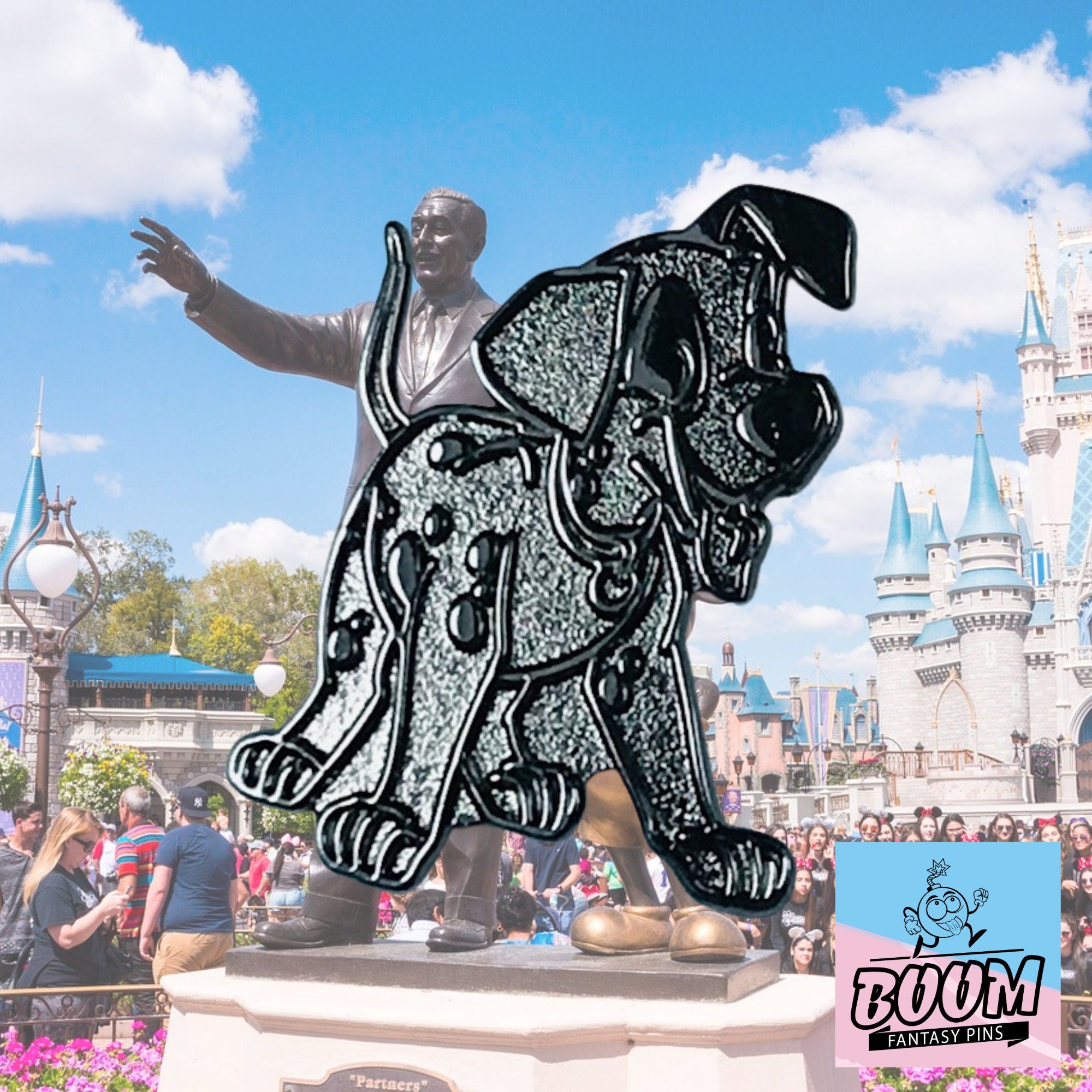 Pin's bicolore inspiré des 101 Dalmatiens – Disney Fantasy