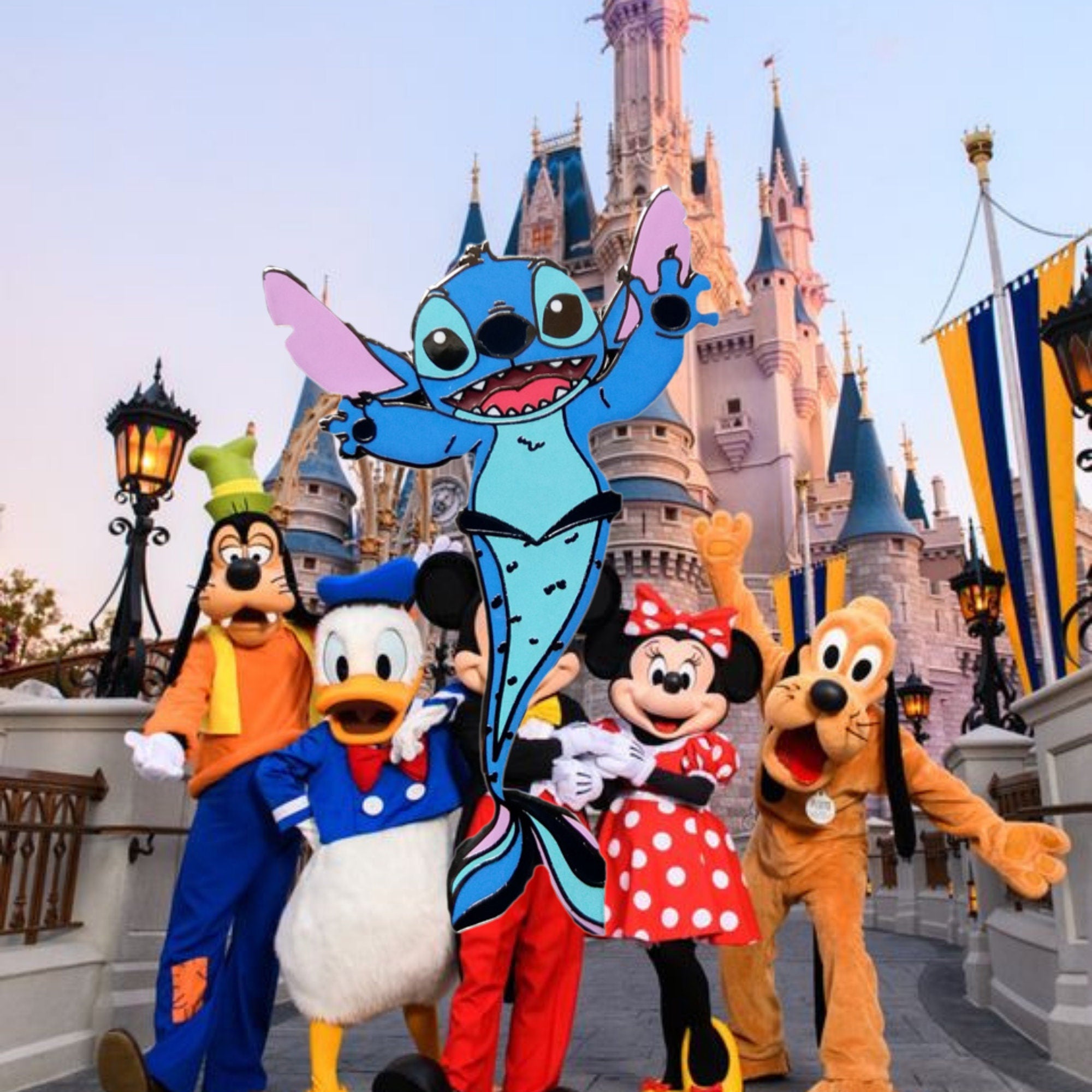 Pin – Stitch como Sirena de Lilo &amp; Stitch – Disney Fantasy