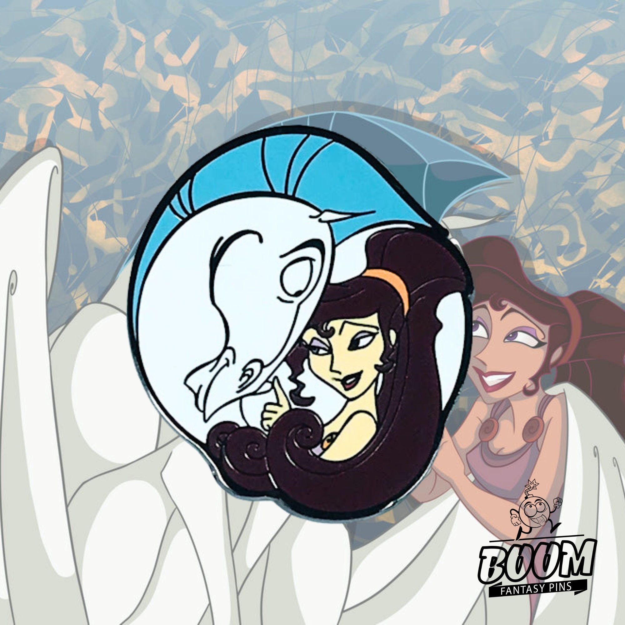 Pin's – Mégara et Pégase d'Hercule – Disney Fantasy