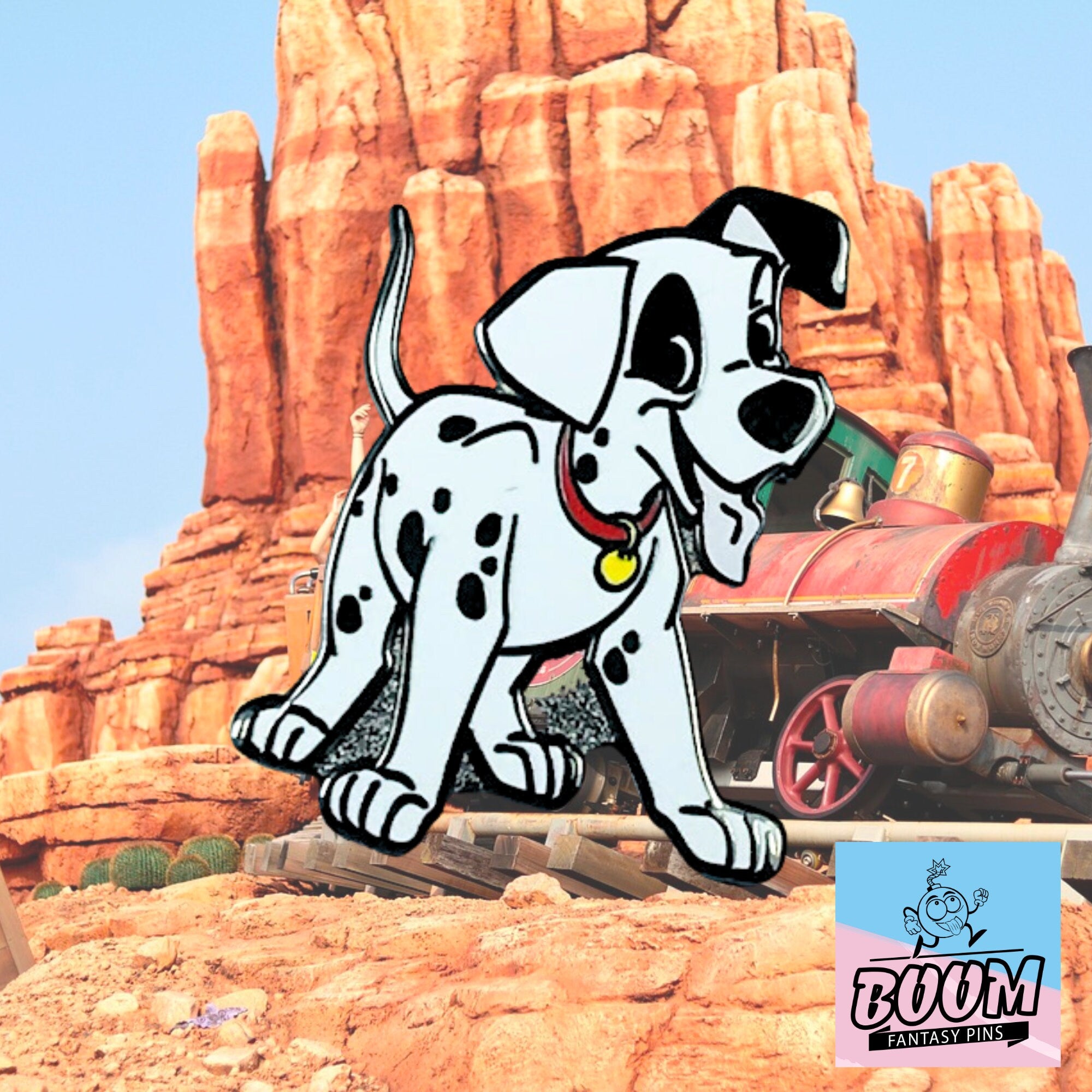 Pin bicolor de 101 dálmatas – Disney Fantasy
