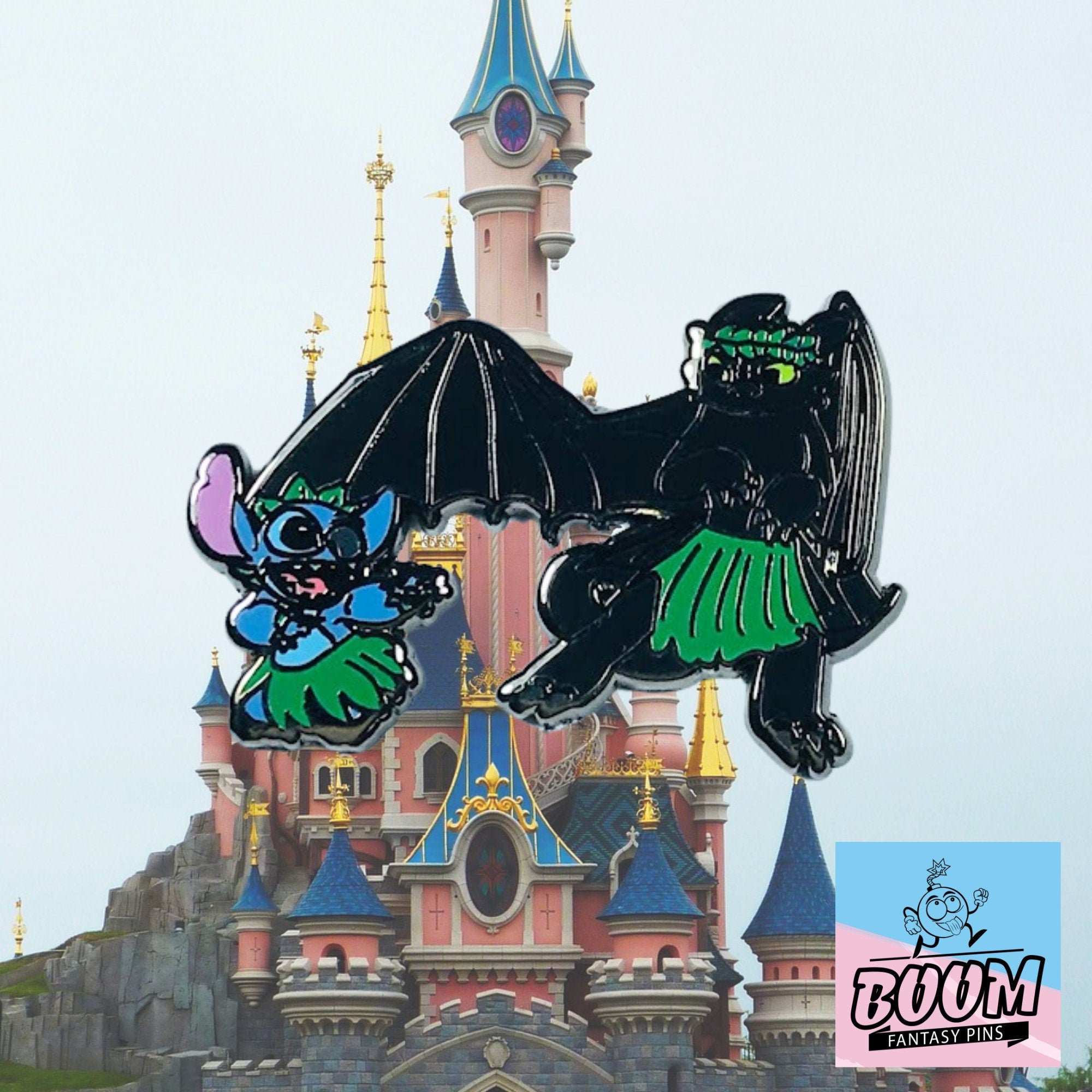 Pin – Stitch y Desdentao de Lilo y Stitch – Disney Fantasy