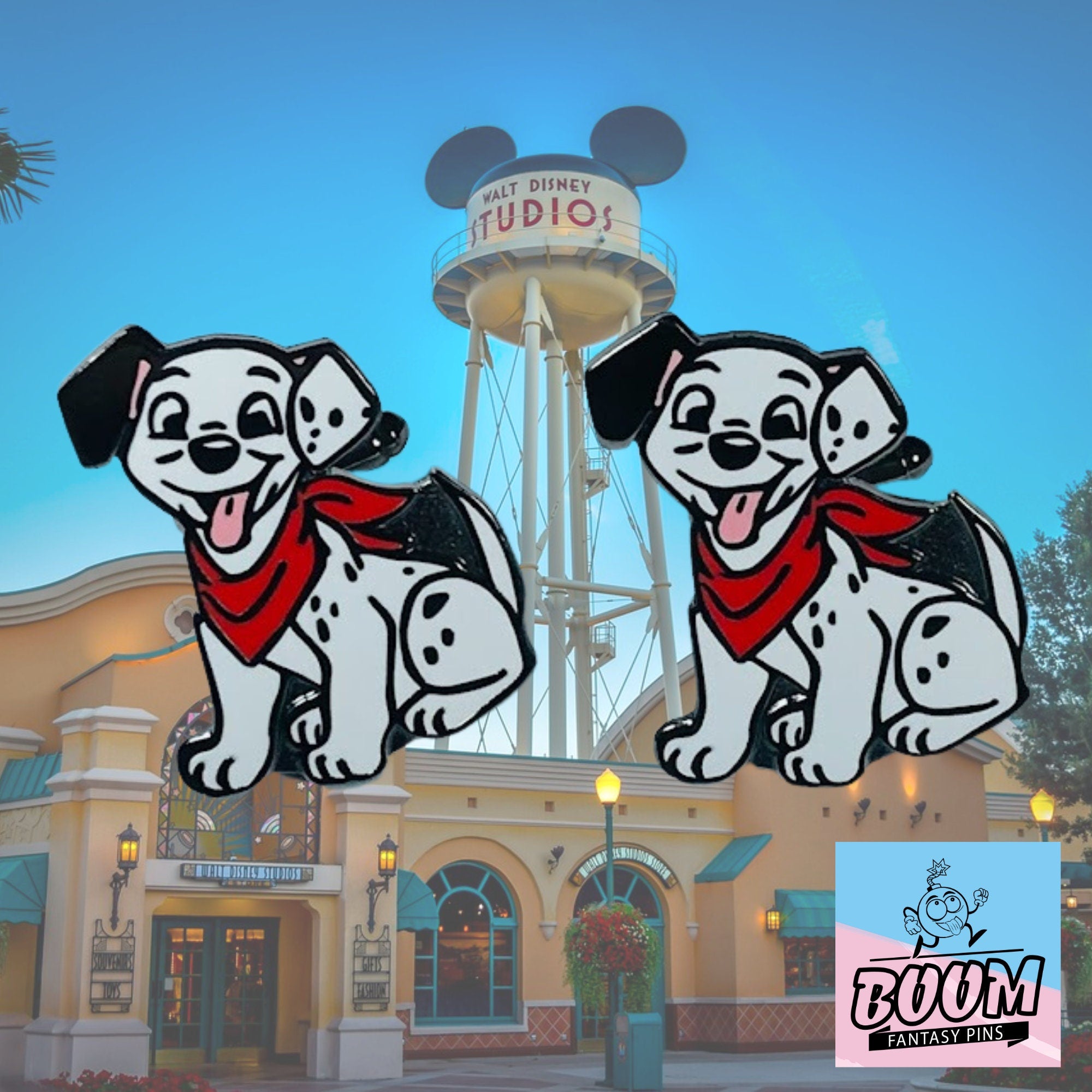 Gemelos – Cachorro con collar rojo de 101 Dálmatas – Disney Fantasy