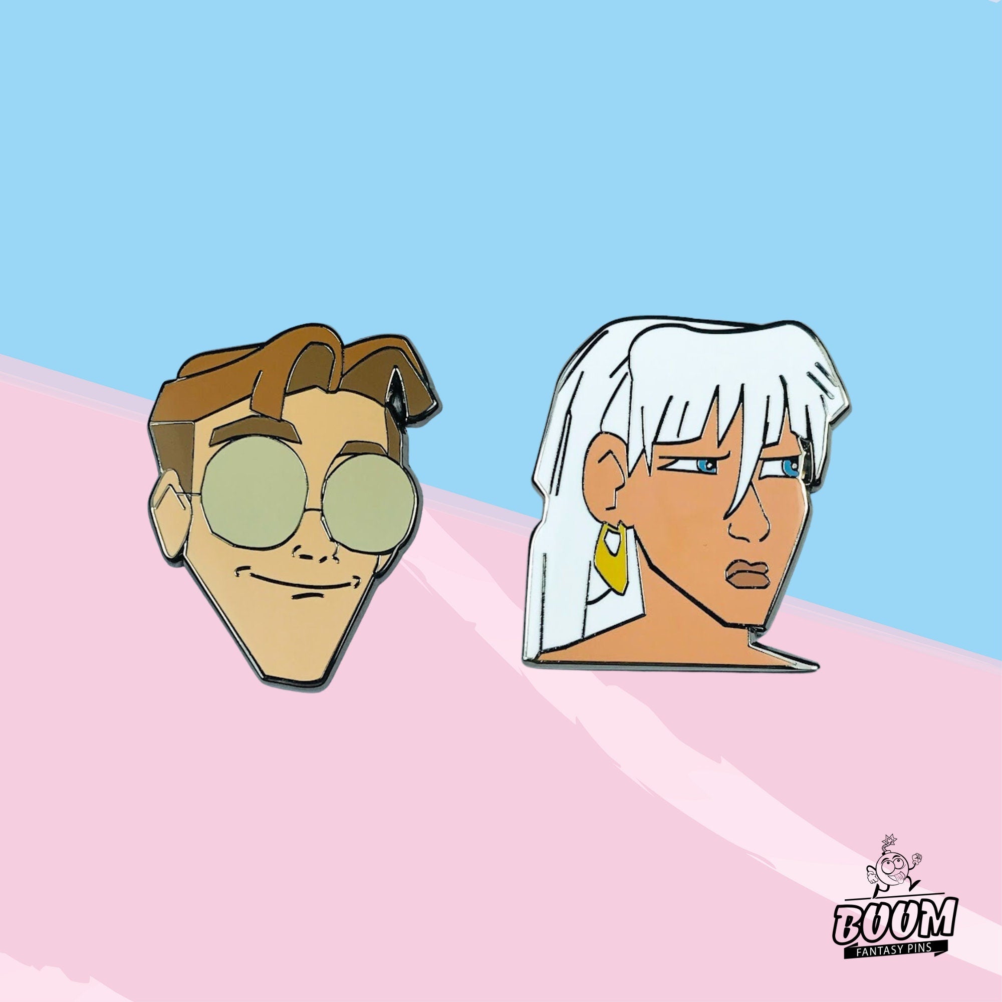 Pin – Milo Thatch and Princess Kida from Atlantis The Lost Empire – Disney Fantasy