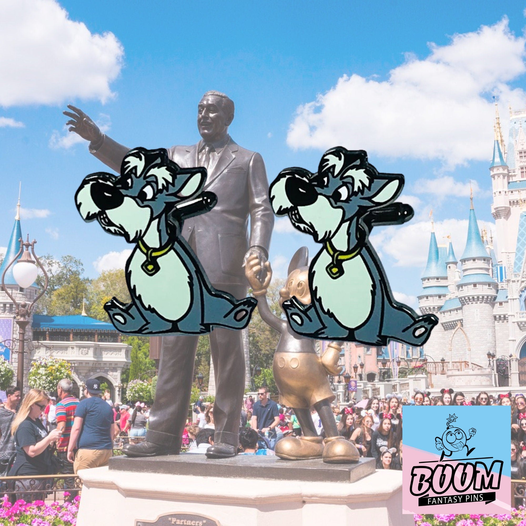 Cufflinks – Jock from Lady and the Tramp – Disney Fantasy