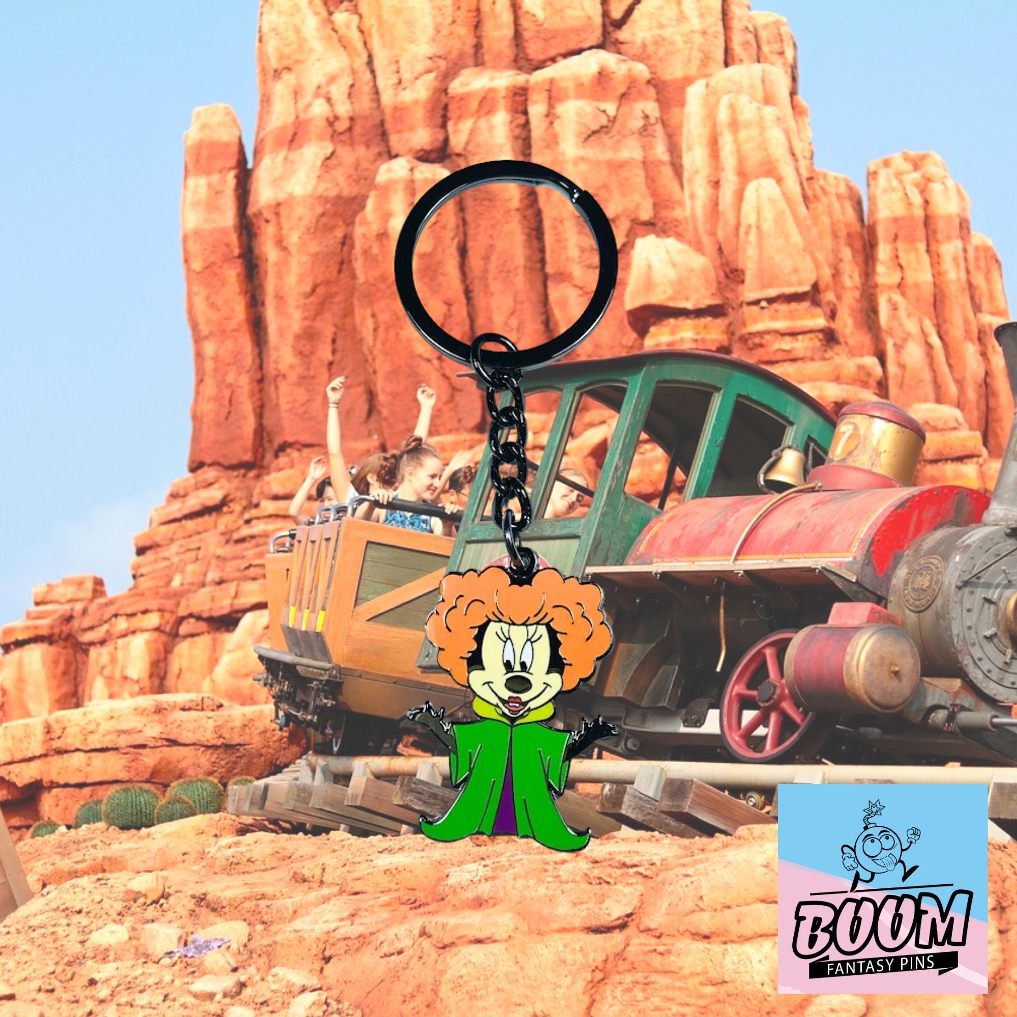 Porte-clés – Minnie Mouse en Winifred Sanderson du film Hocus Pocus – Disney Fantasy