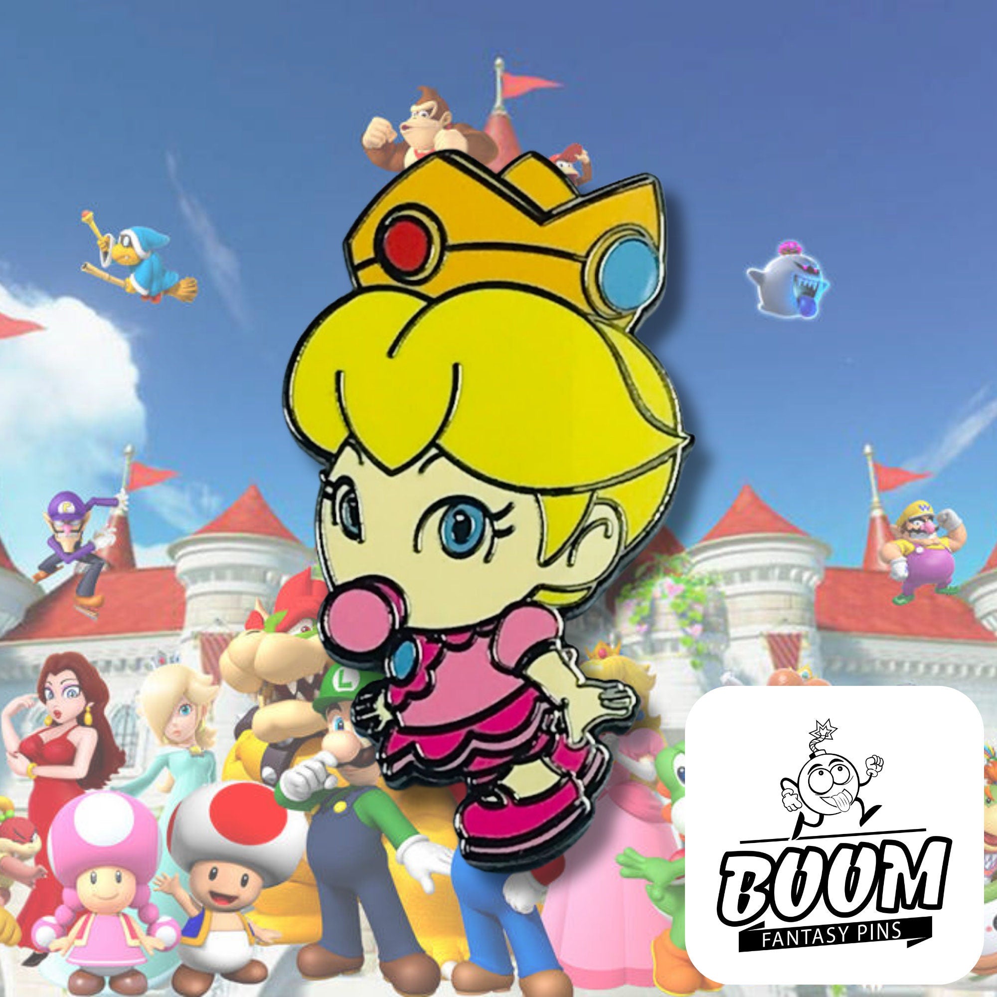 Pin's – Bébé Princesse Peach de Mario Bros – Disney Fantasy
