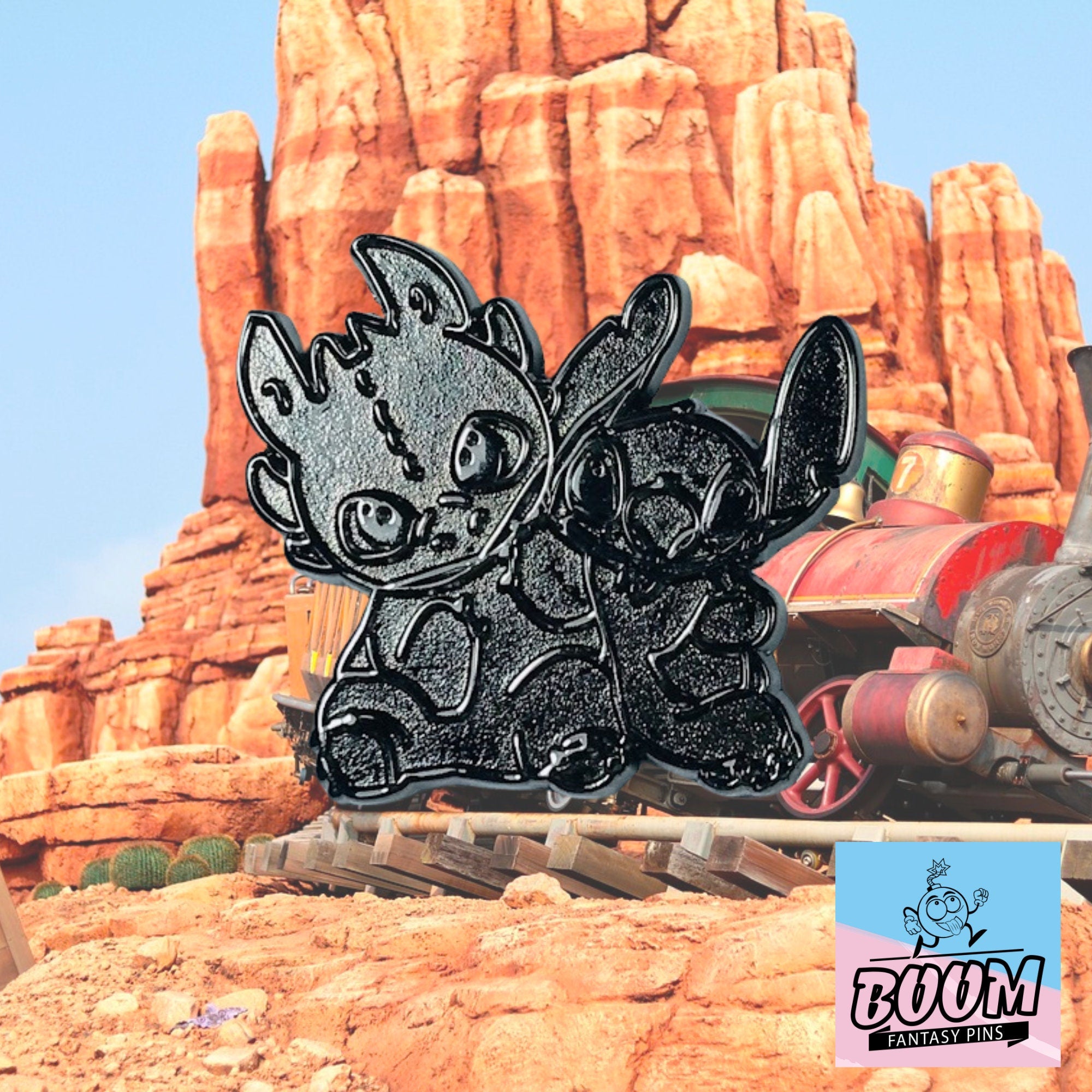 Épingle – Stitch et Krokmou de Lilo &amp; Stitch – Disney Fantasy