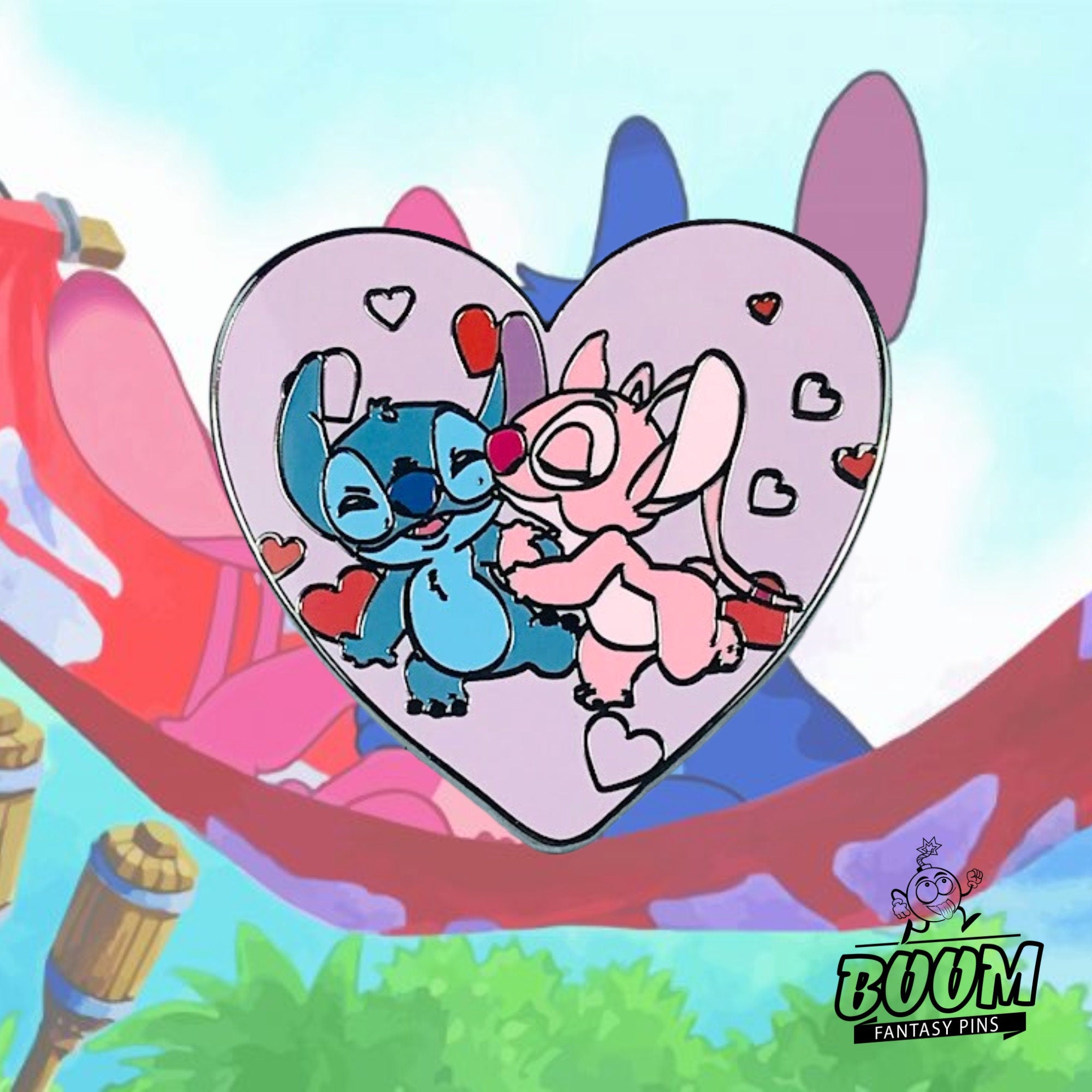 Pin – Stitch y Ángel de Lilo y Stitch – Disney Fantasy