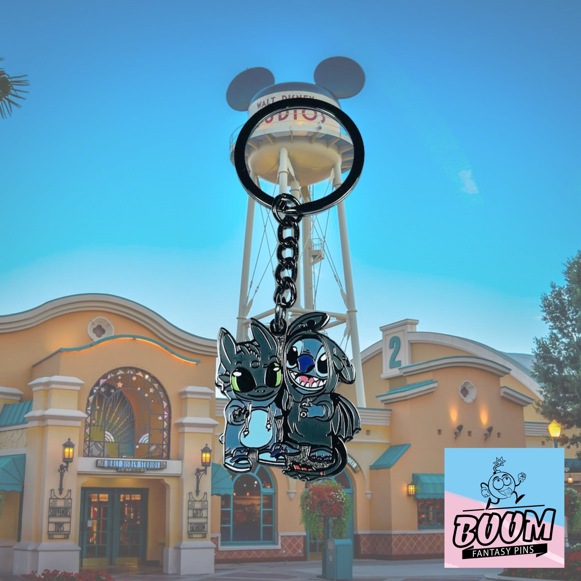 Llavero – Experimento 626 Stitch y Desdentao de Lilo y Stitch – Disney Fantasy