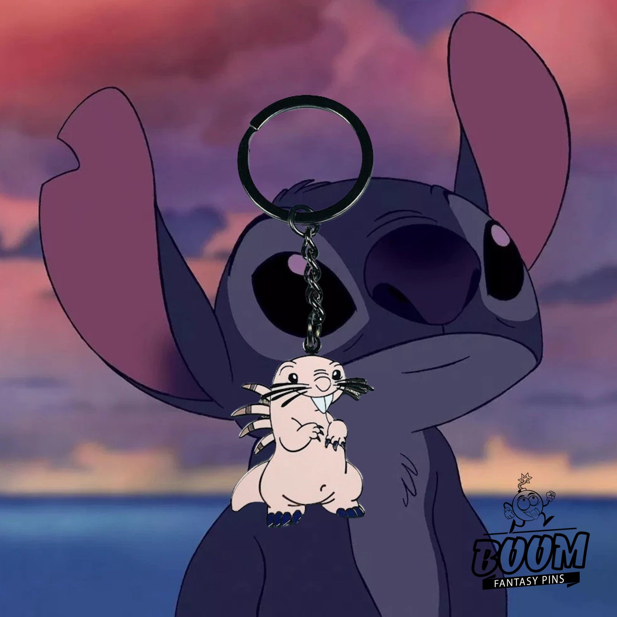 Llavero - Experimento de lanzamiento 607 de Lilo y Stitch - Disney Fantasy