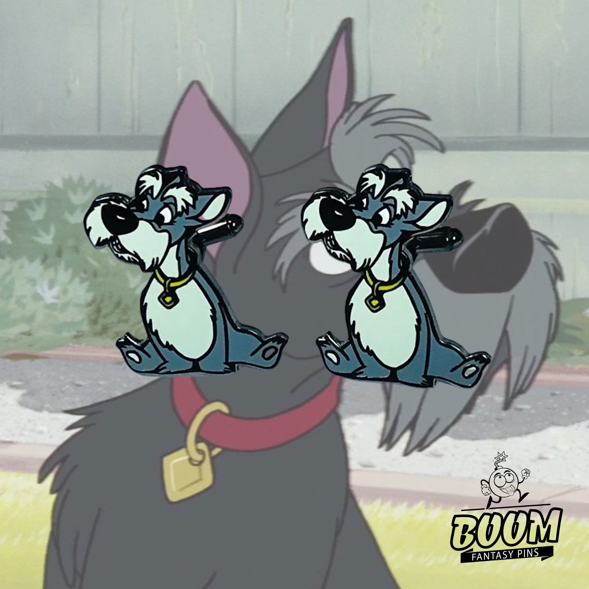 Cufflinks – Jock from Lady and the Tramp – Disney Fantasy
