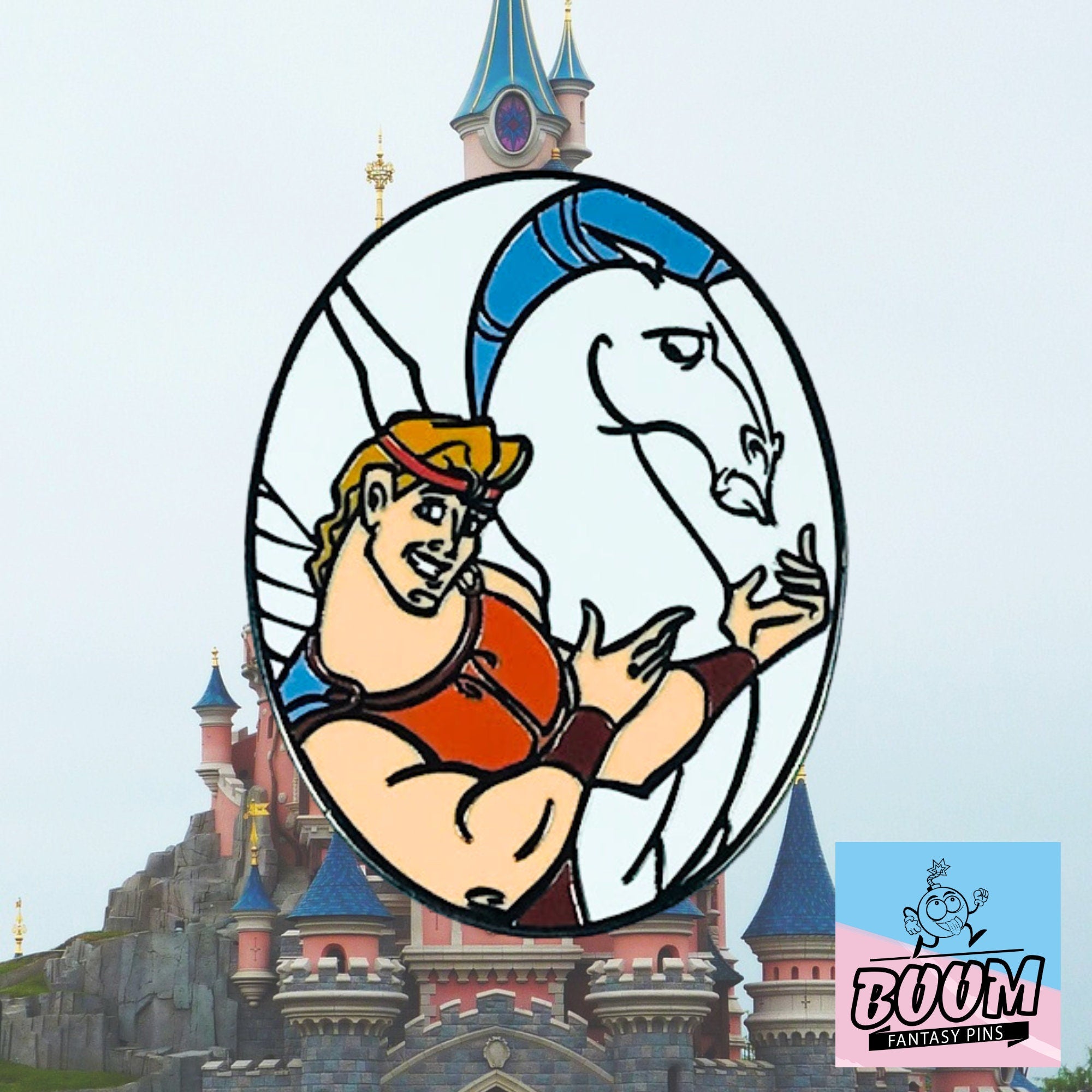Pin – Hercules and Pegasus from Hercules – Disney Fantasy