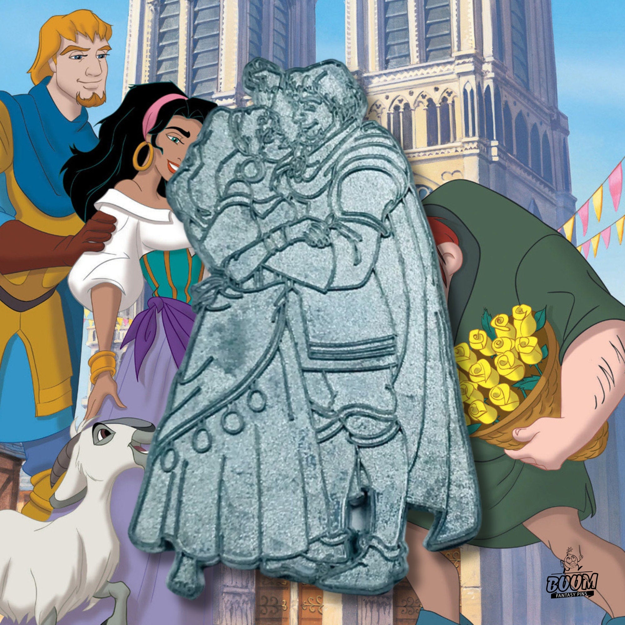 Pin – Esmeralda y Febo de El Jorobado de Notre Dame – Disney Fantasy