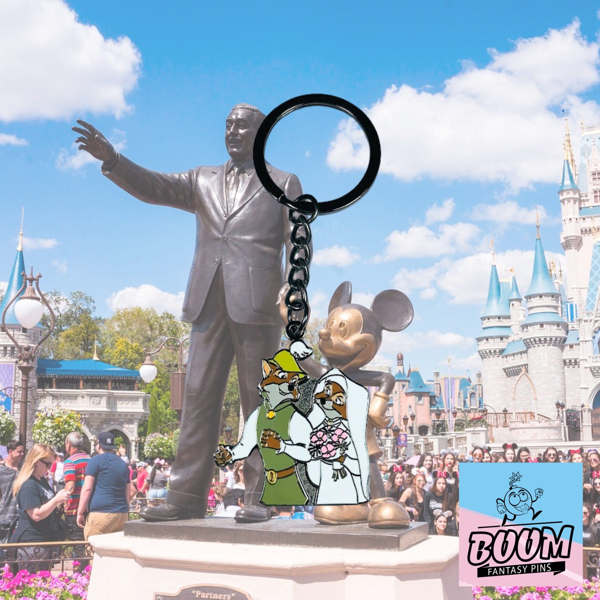 Llavero – Lady Marian y Robin Hood de Robin Hood – Disney Fantasy