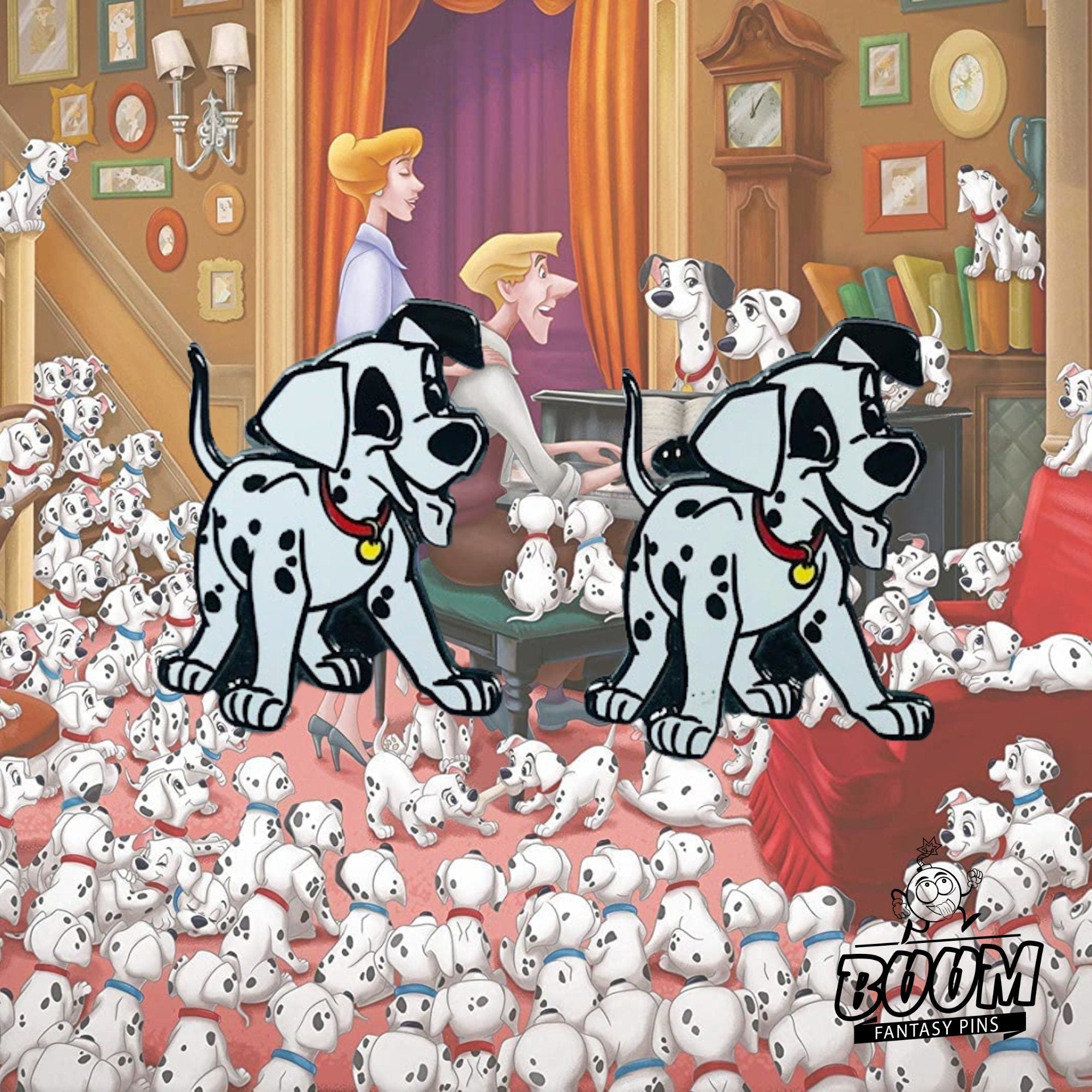 Gemelos bicolores de 101 Dálmatas – Disney Fantasy