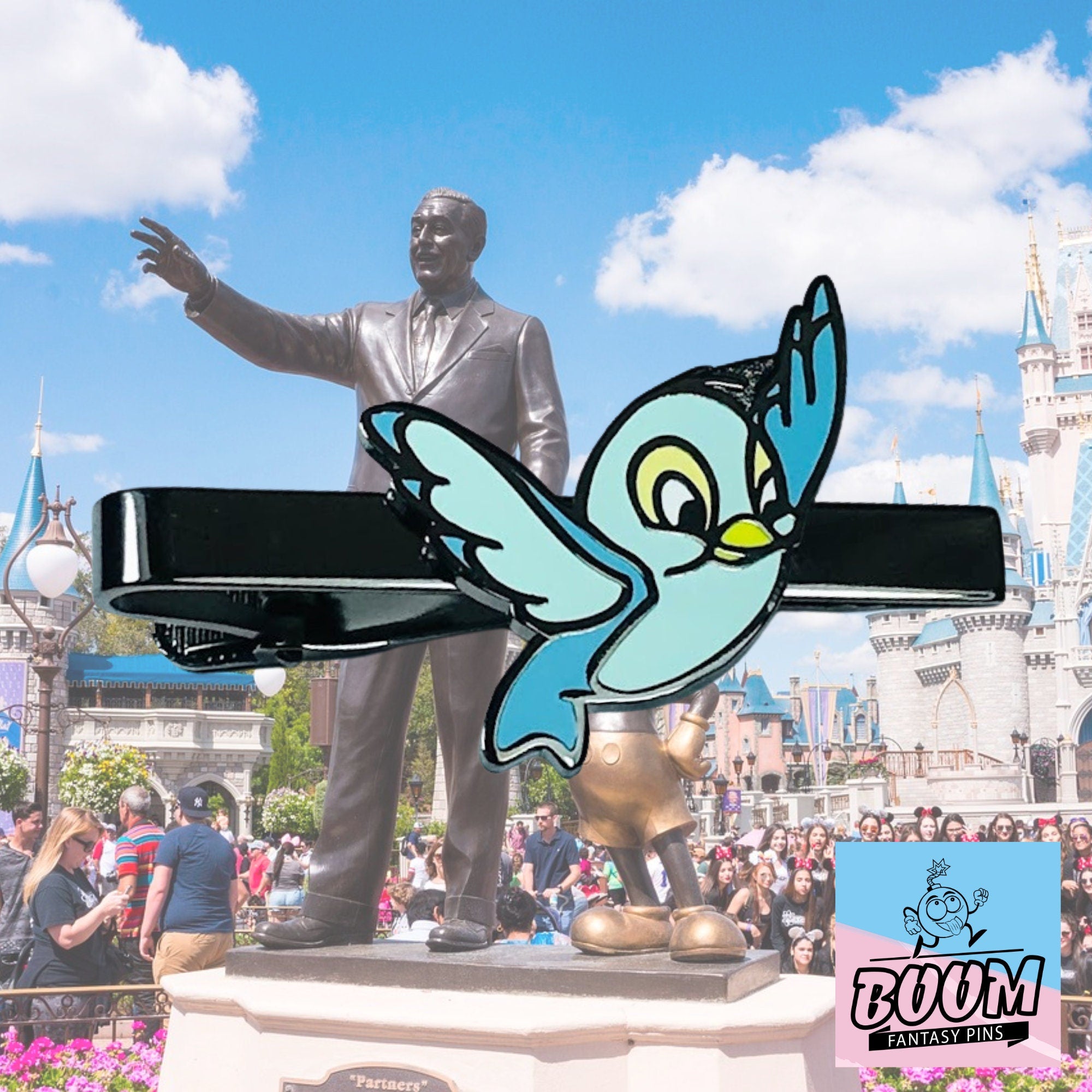 Pinza de corbata – Bambi y Bluebird de Bambi – Disney Fantasy