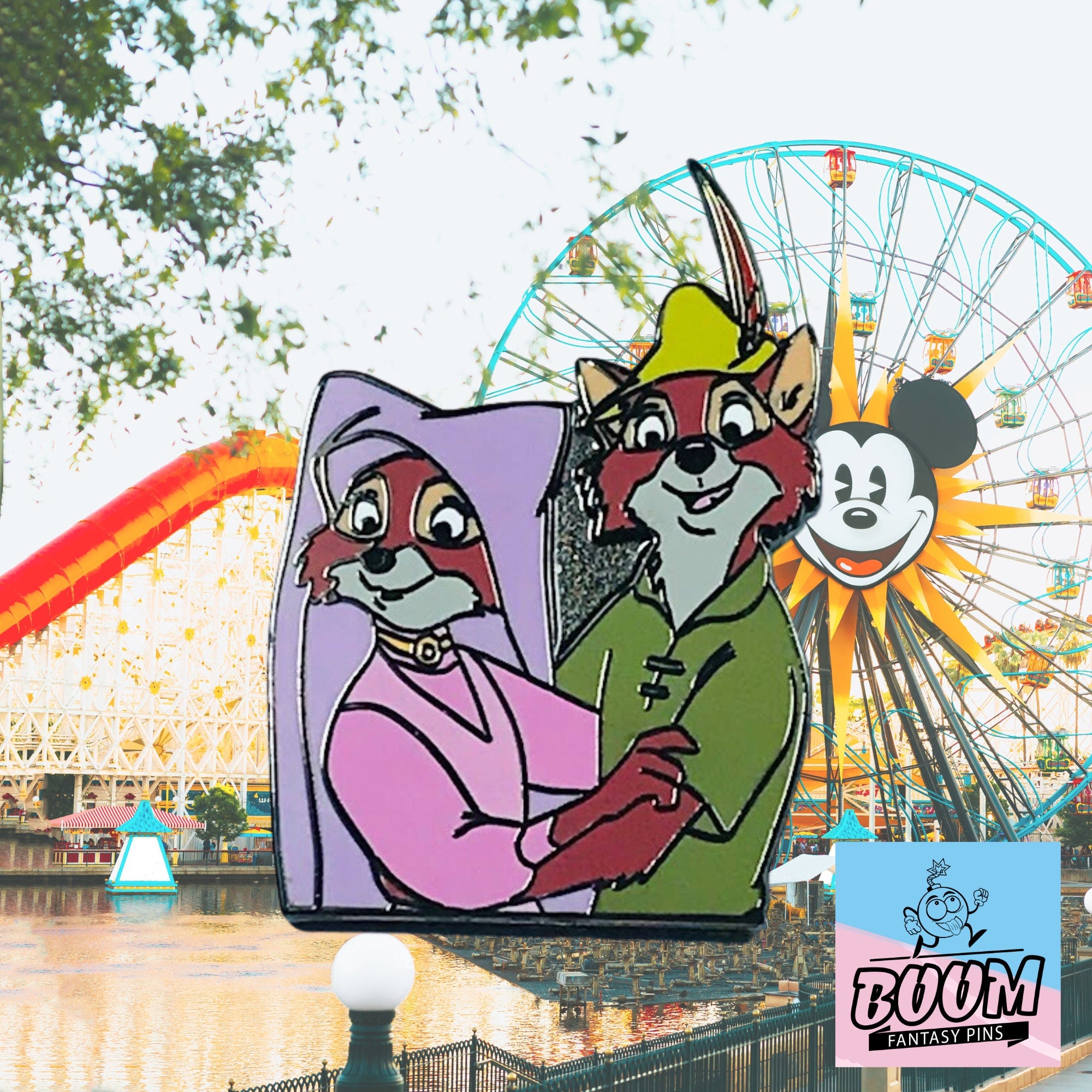 Pin – Maid Marian and Robin Hood from Robin Hood – Disney Fantasy