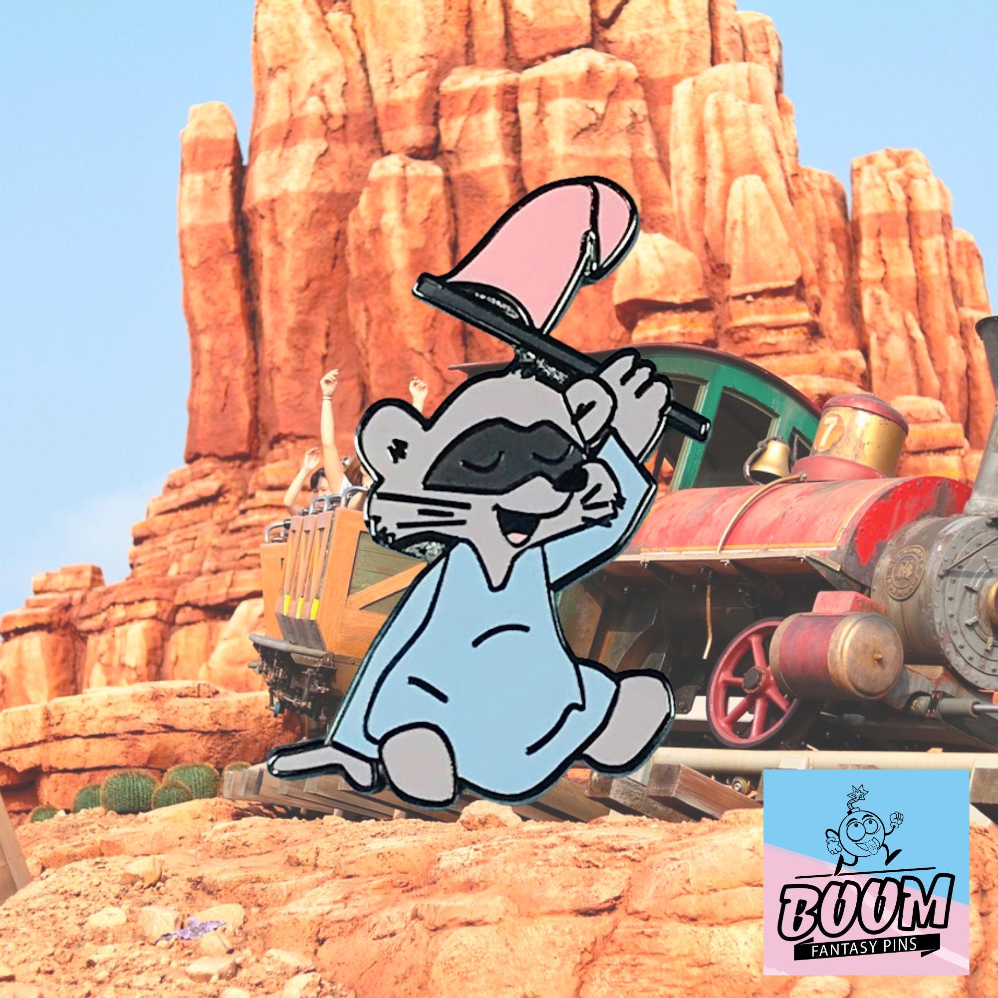 Pin – Mapache de Robin Hood Disney Fantasy