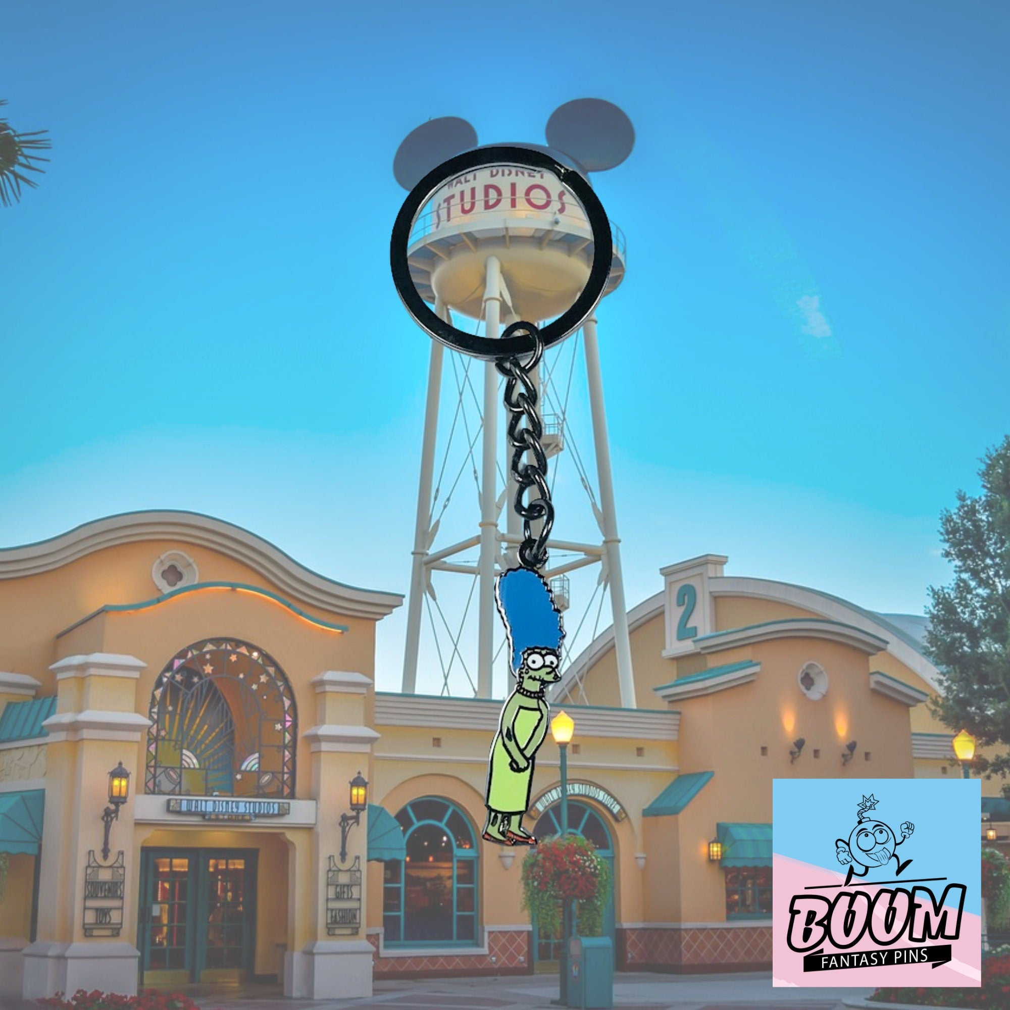 Porte-clés – Marge Simpson des Simpson – Disney Fantasy