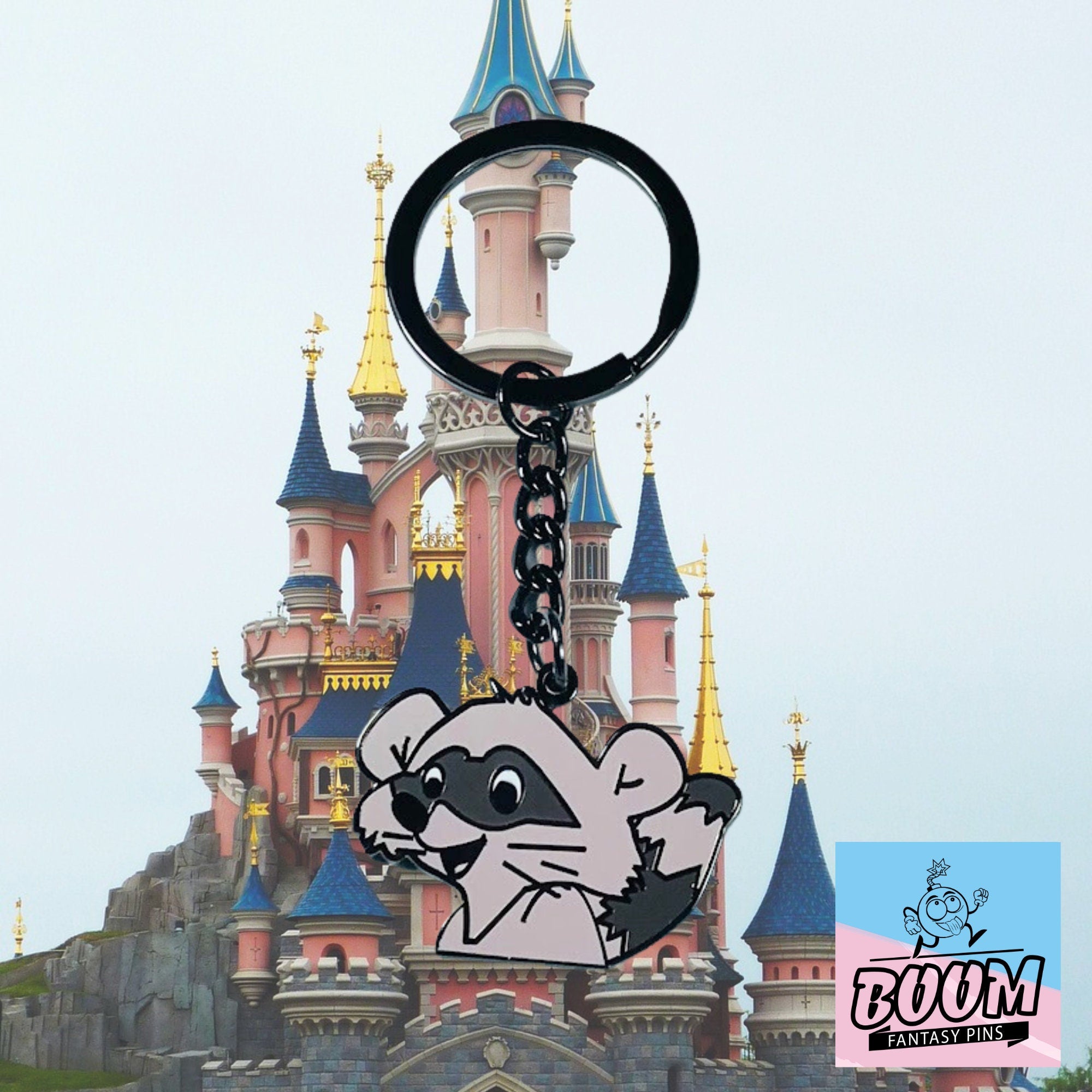 Porte-clés – Raton laveur de Robin des Bois – Disney Fantasy