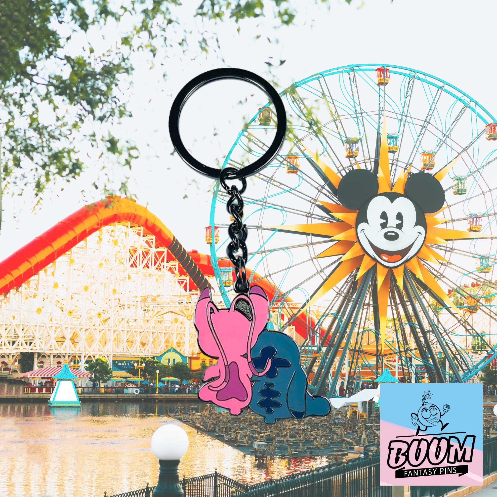 Llavero – Stitch y Ángel de Lilo &amp; Stitch – Disney Fantasy