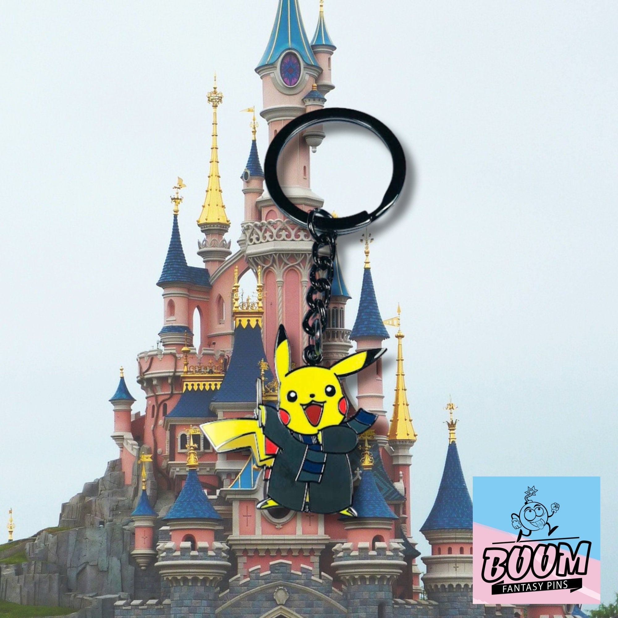 Llavero – Pikachu de Pokémon y Harry Potter – Disney Fantasy