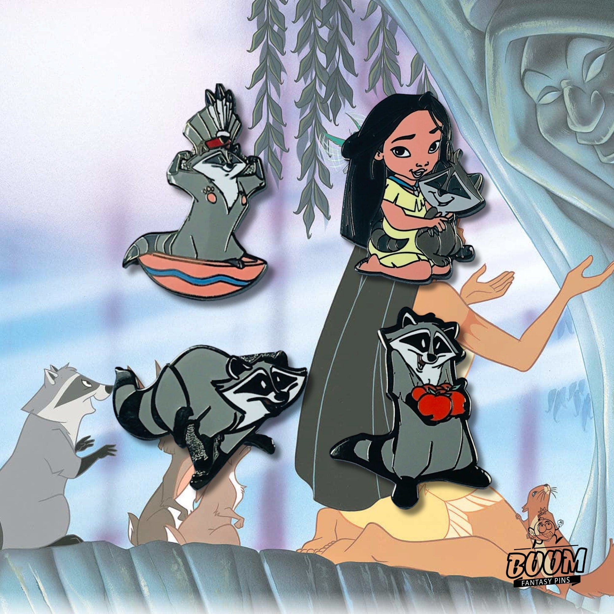 Pin – Pocahontas y Meeko de Pocahontas – Disney Fantasy