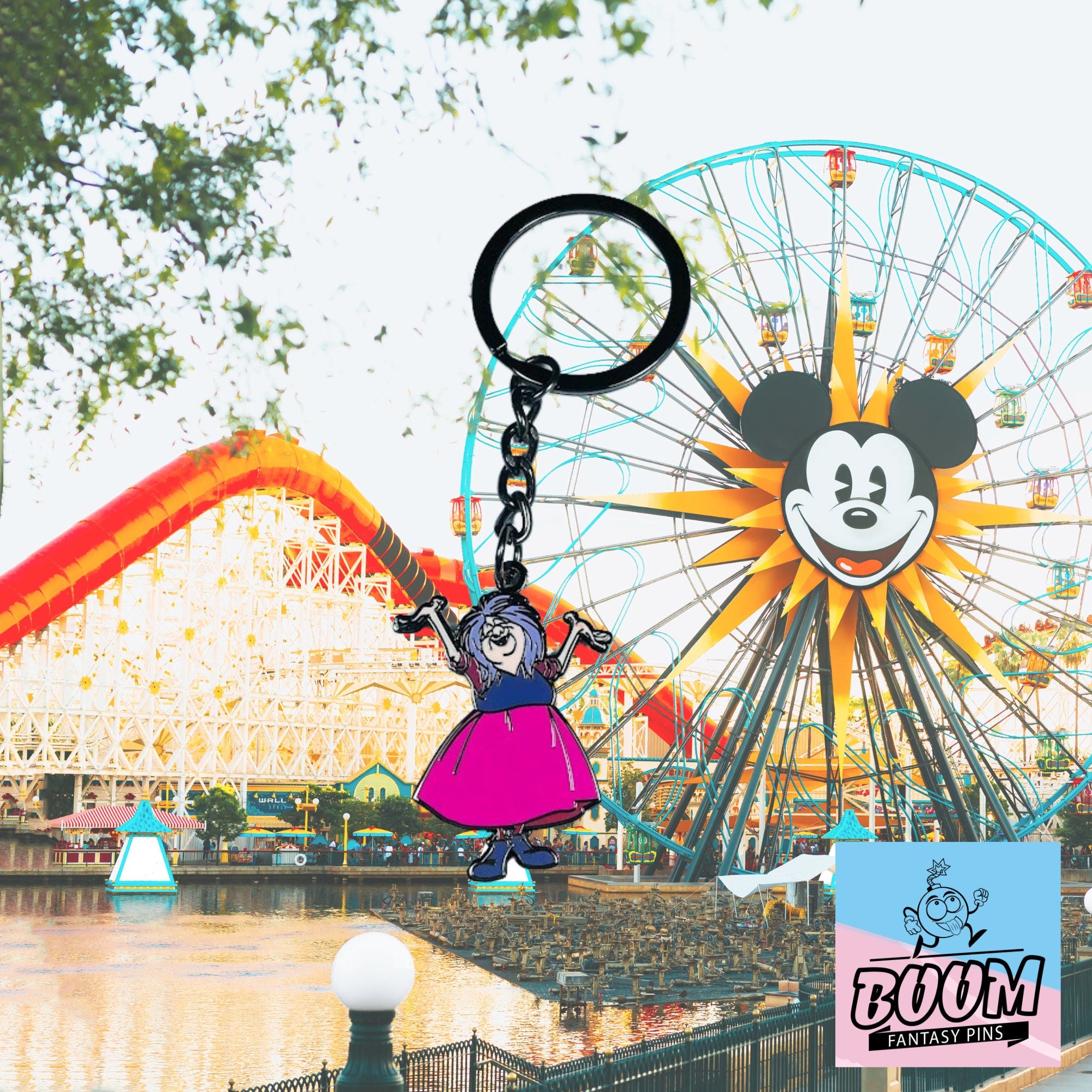 Porte-clés – Madame Mim du film Merlin l'Enchanteur – Disney Fantasy