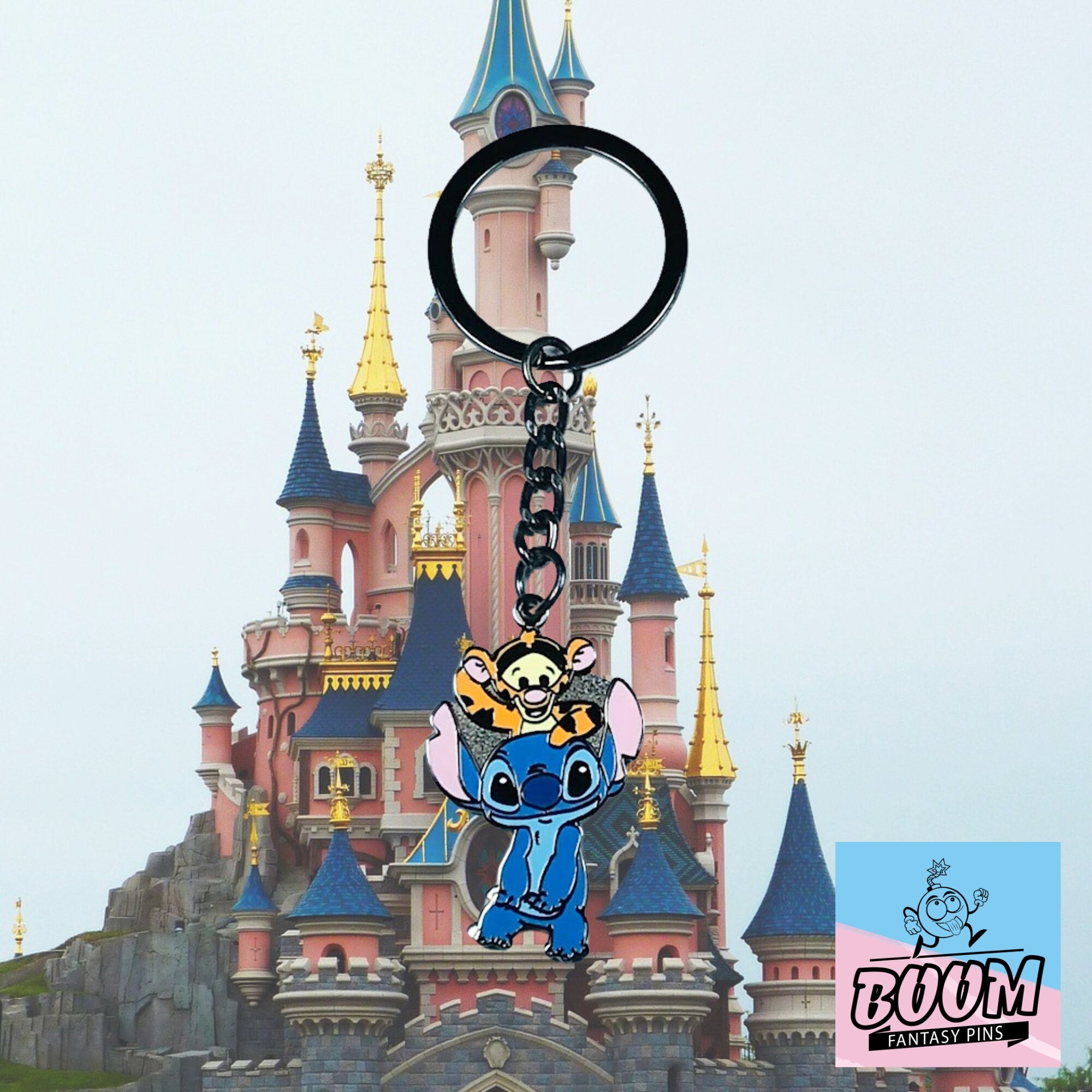 Llavero – Stitch y Tigger de Lilo y Stitch – Disney Fantasy