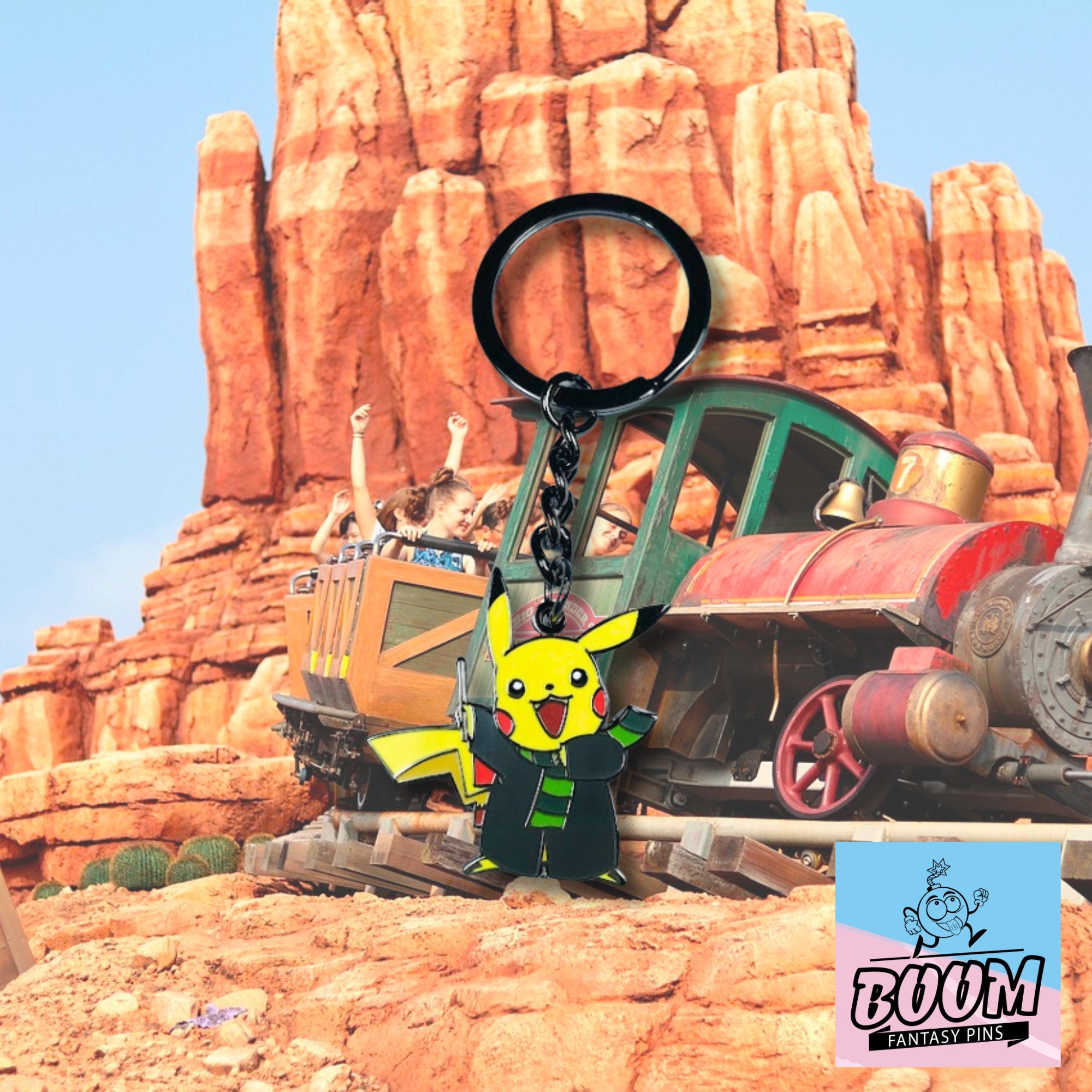 Llavero – Pikachu de Pokémon y Harry Potter – Disney Fantasy