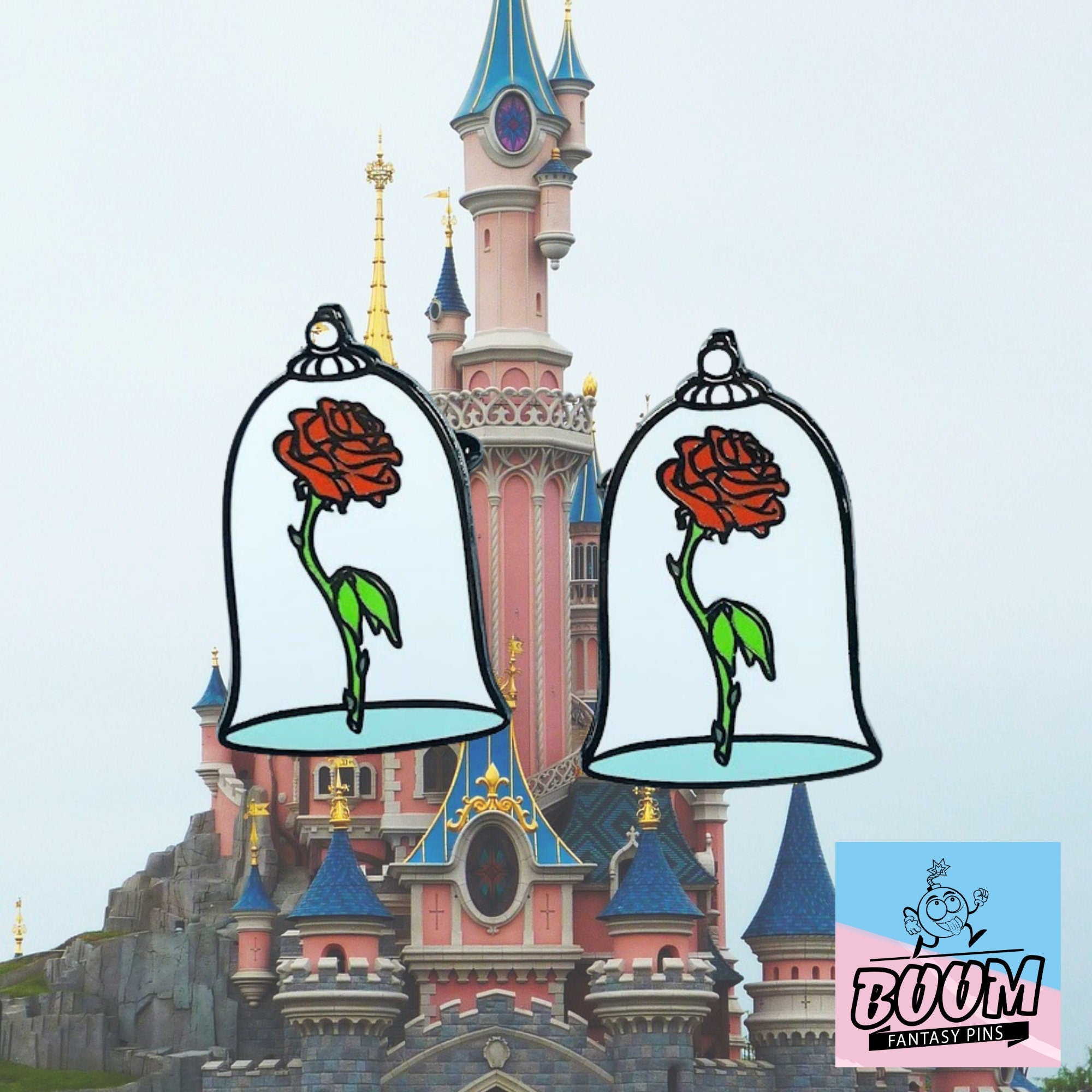 Boutons de manchette – Belle de La Belle et la Bête – Disney Fantasy