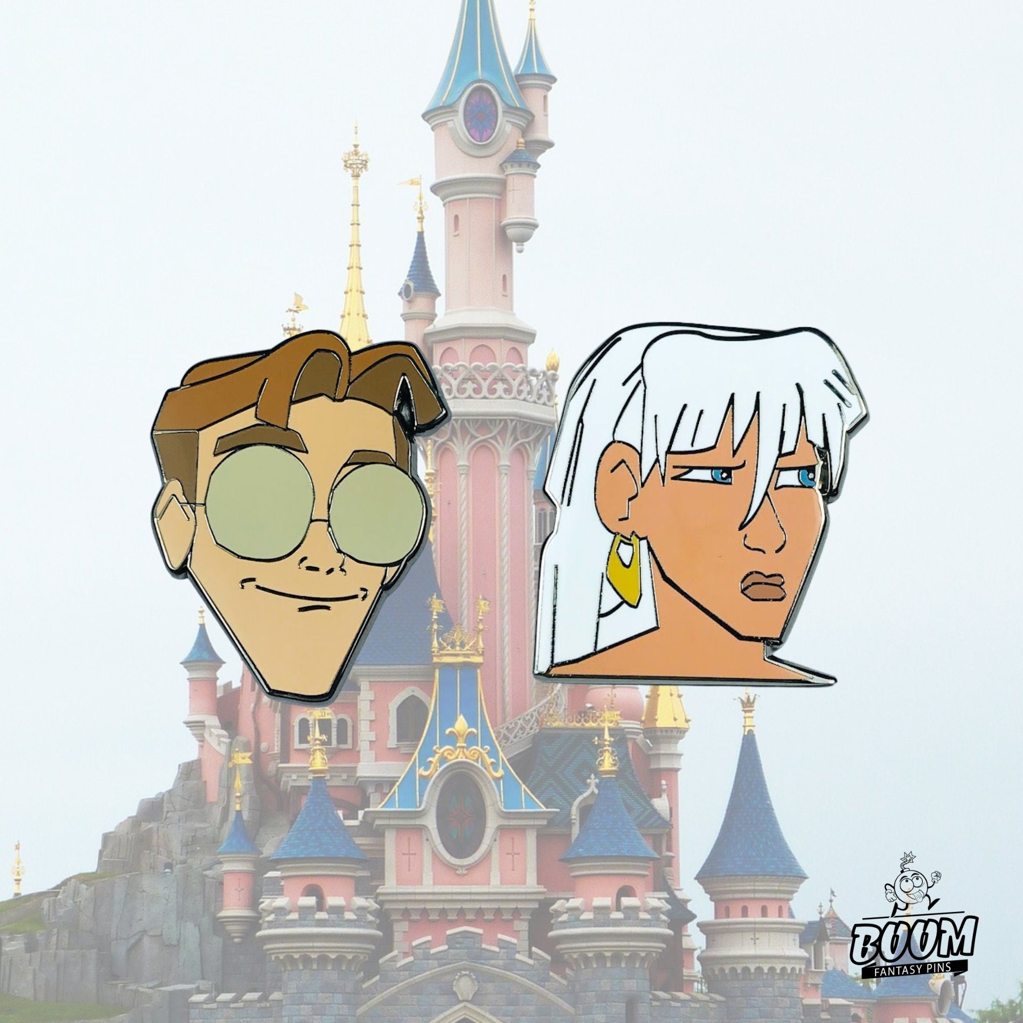 Pin – Milo Thatch and Princess Kida from Atlantis The Lost Empire – Disney Fantasy