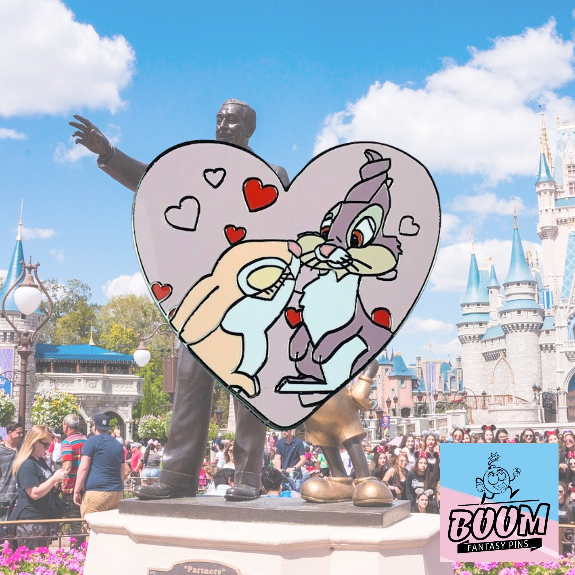 Pin's – Panpan et Miss Bunny de Bambi – Disney Fantasy