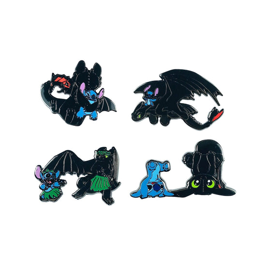 Pin – Stitch Experiment 626 and Toothless from Lilo and Stitch – Disney Fantasy