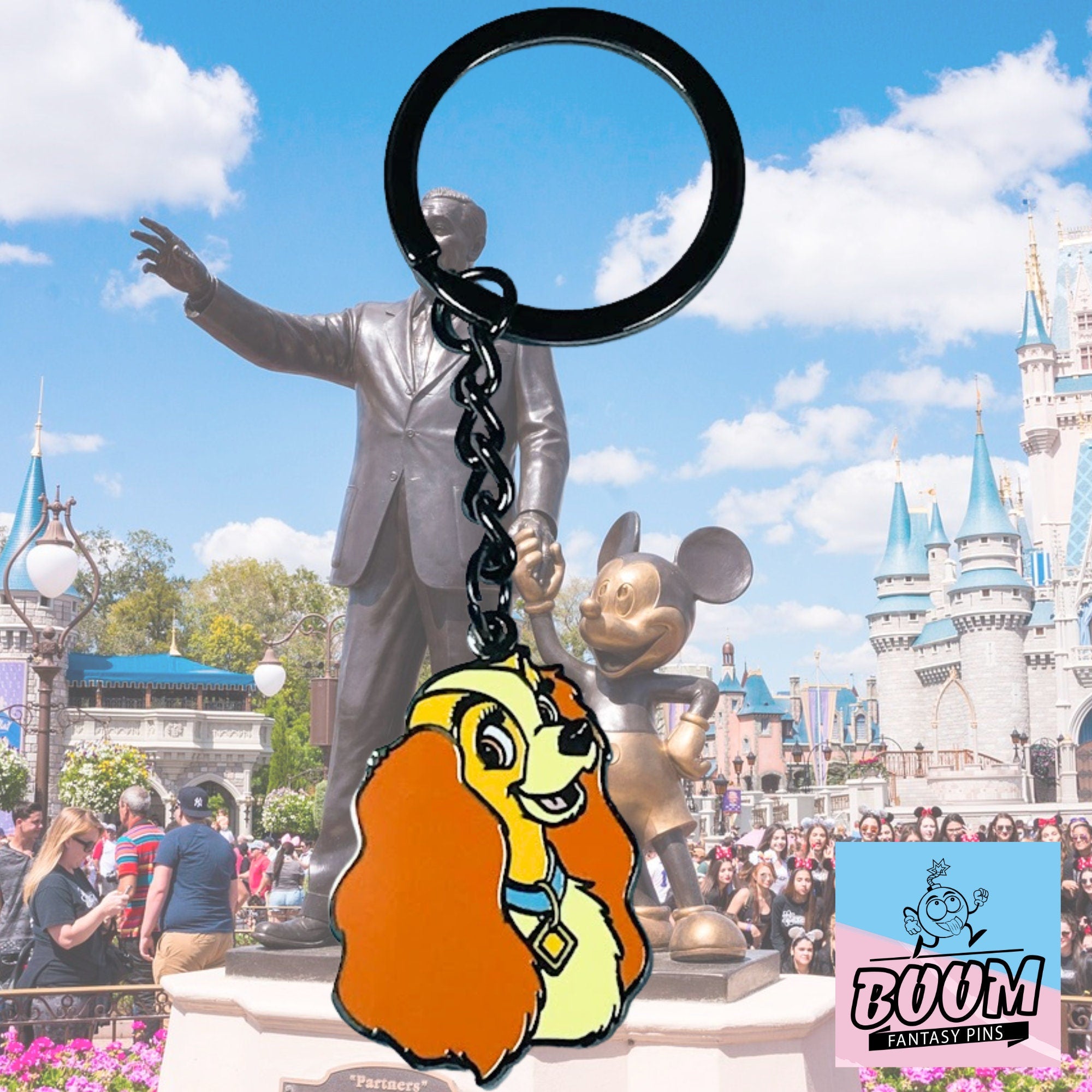 Llavero – Dama de La Dama y el Vagabundo – Disney Fantasy