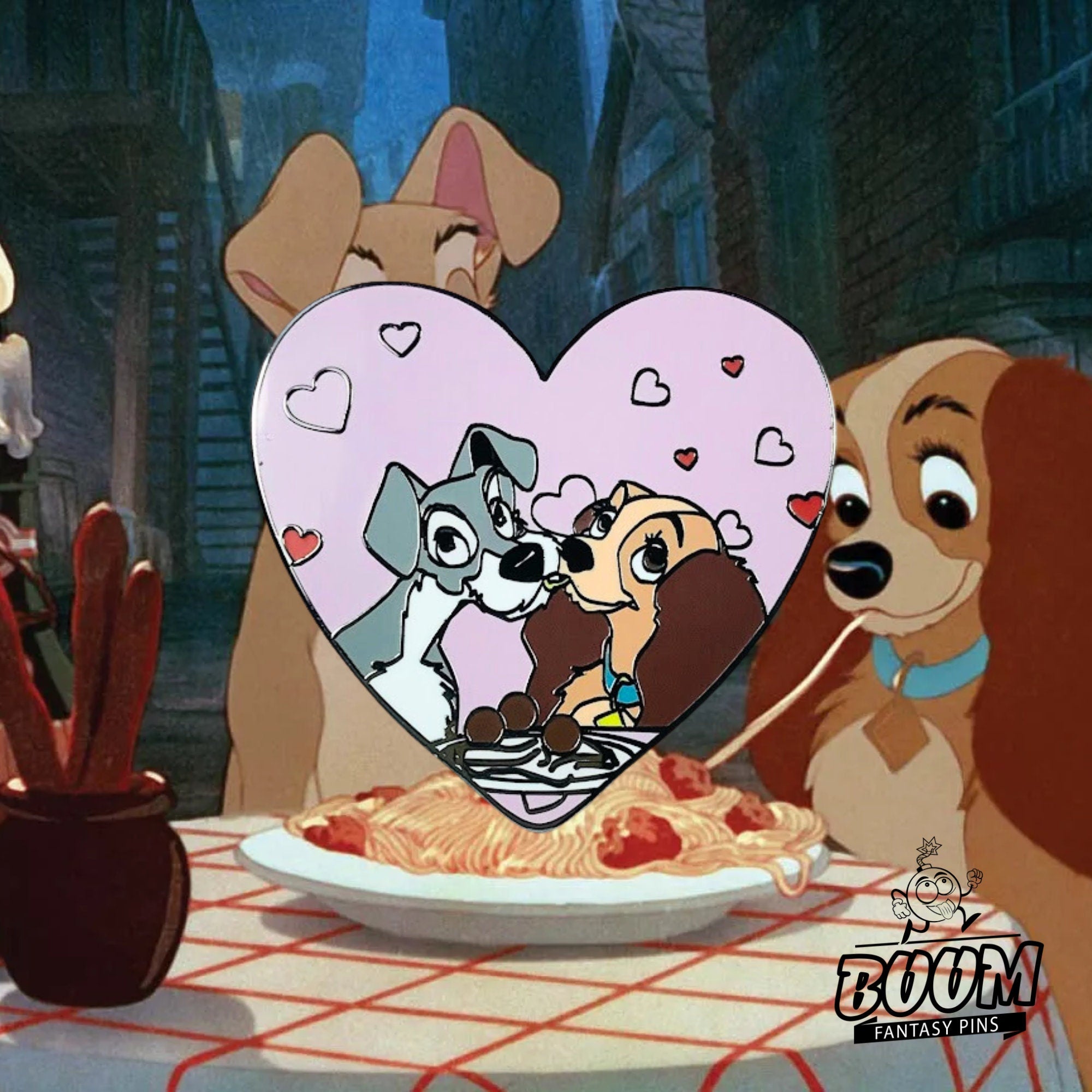 Pin's – La Belle et le Clochard du film La Belle et le Clochard – Disney Fantasy