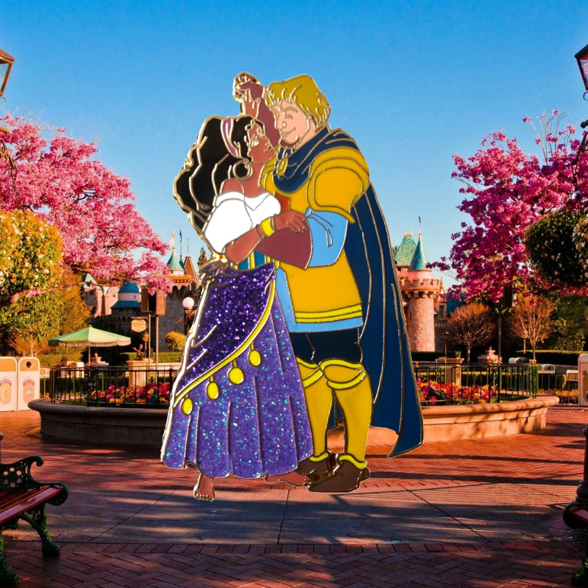 Pin – Esmeralda y Febo de El Jorobado de Notre Dame – Disney Fantasy