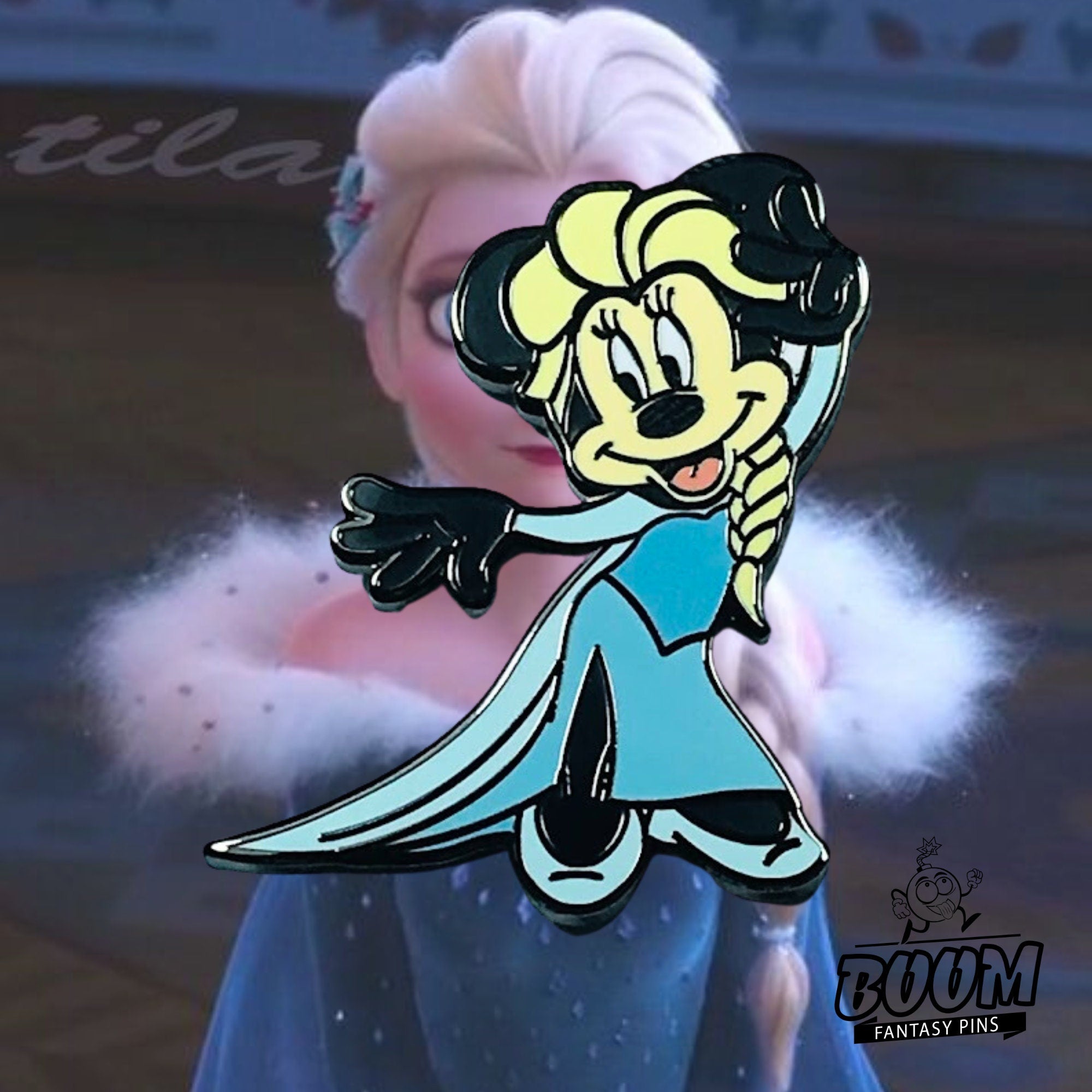 Pin – Minnie Mouse como Elsa de Frozen – Disney Fantasy