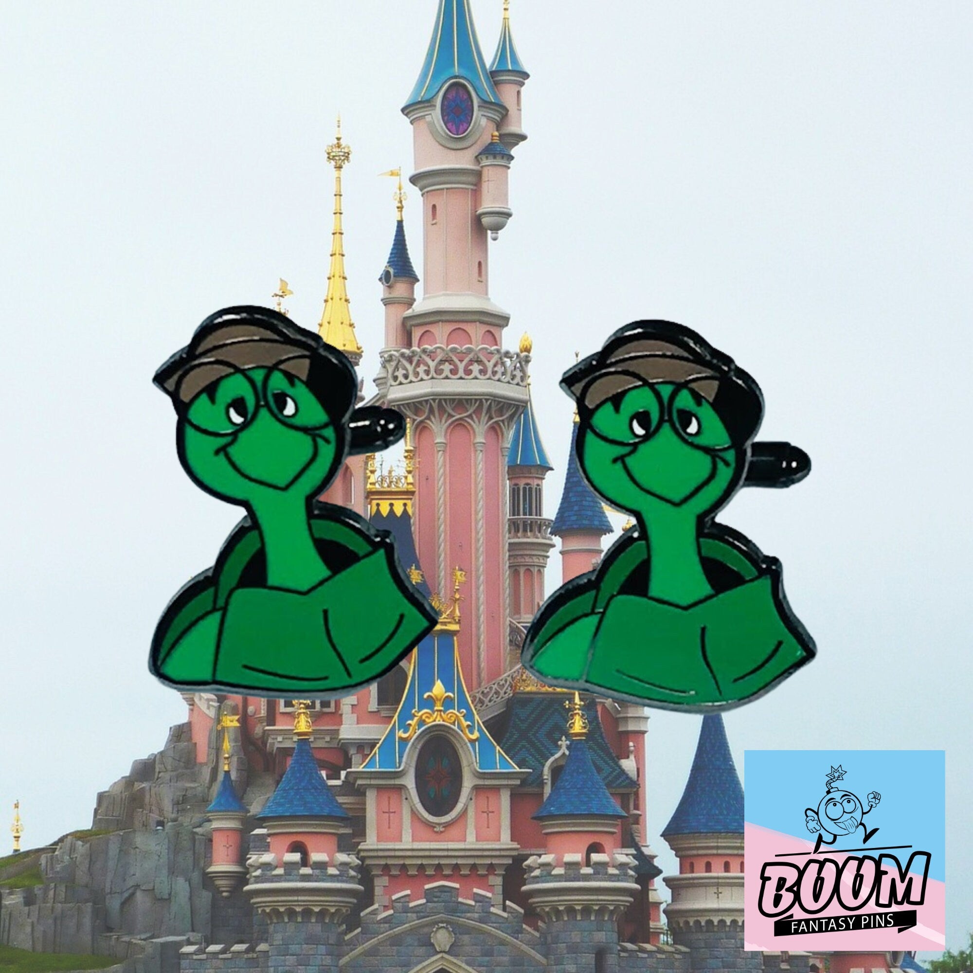 Cufflinks – Toby Turtle from Robin Hood – Disney Fantasy