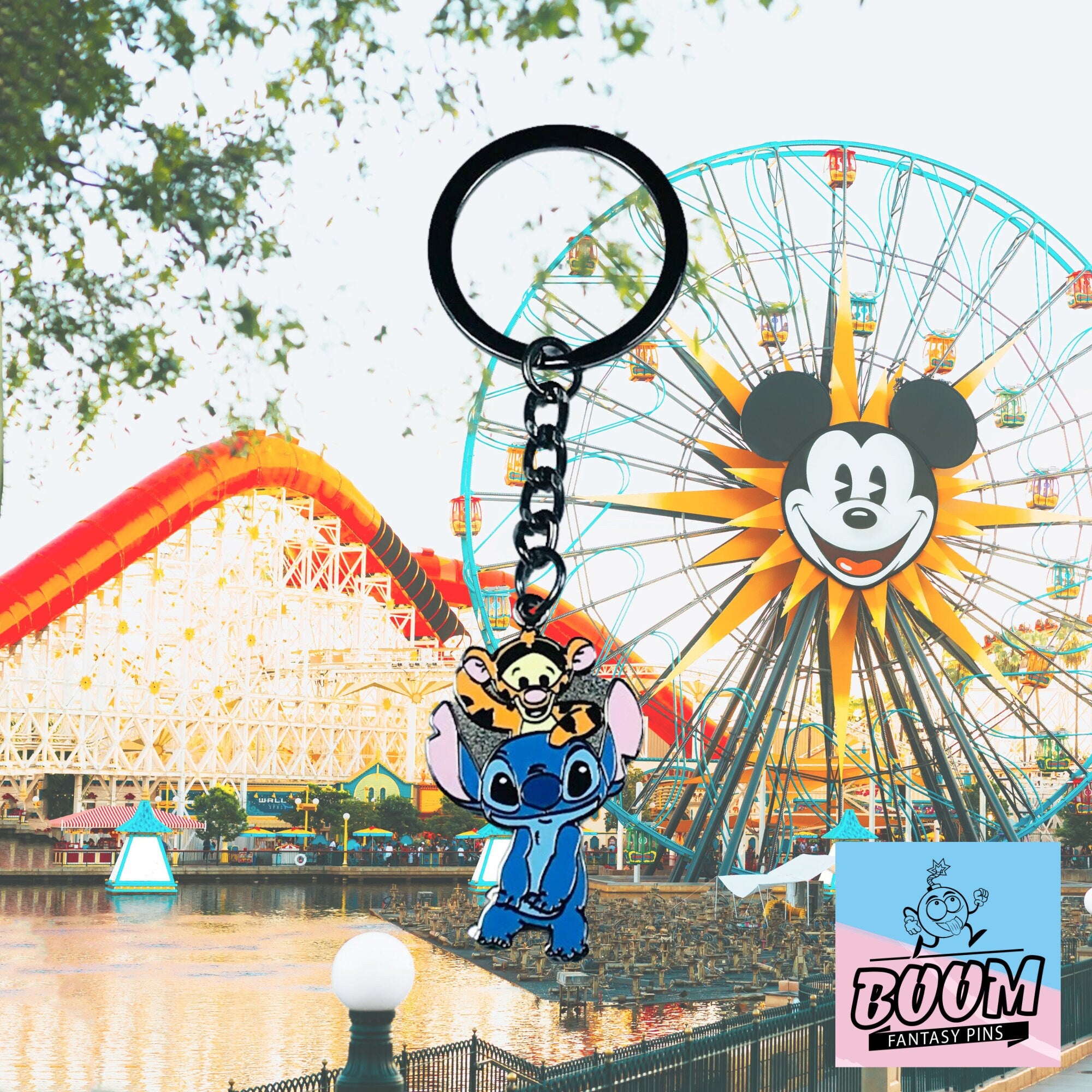 Llavero – Stitch y Tigger de Lilo y Stitch – Disney Fantasy