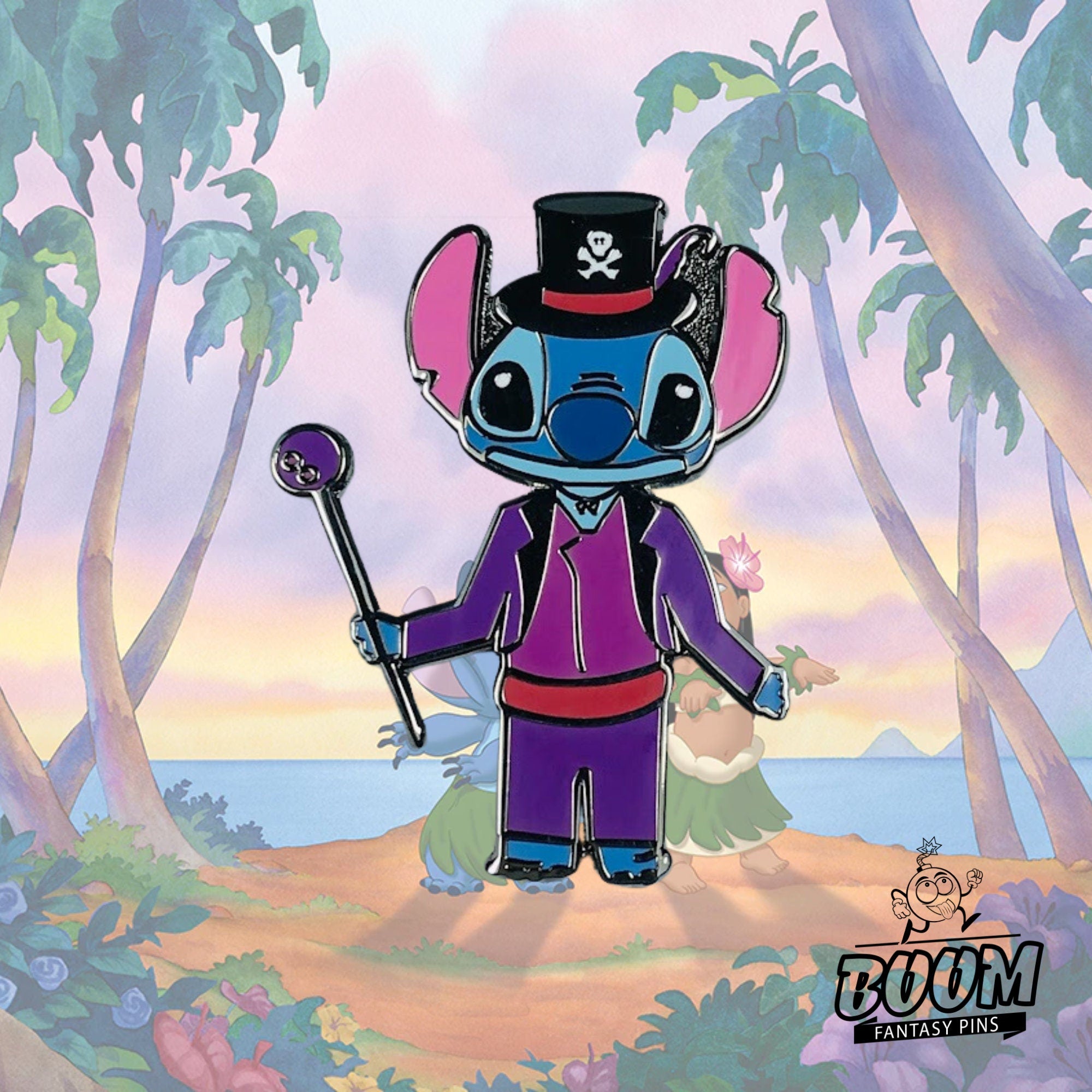 Pin – Stitch como el Dr. Facilier de Lilo &amp; Stitch – Disney Fantasy