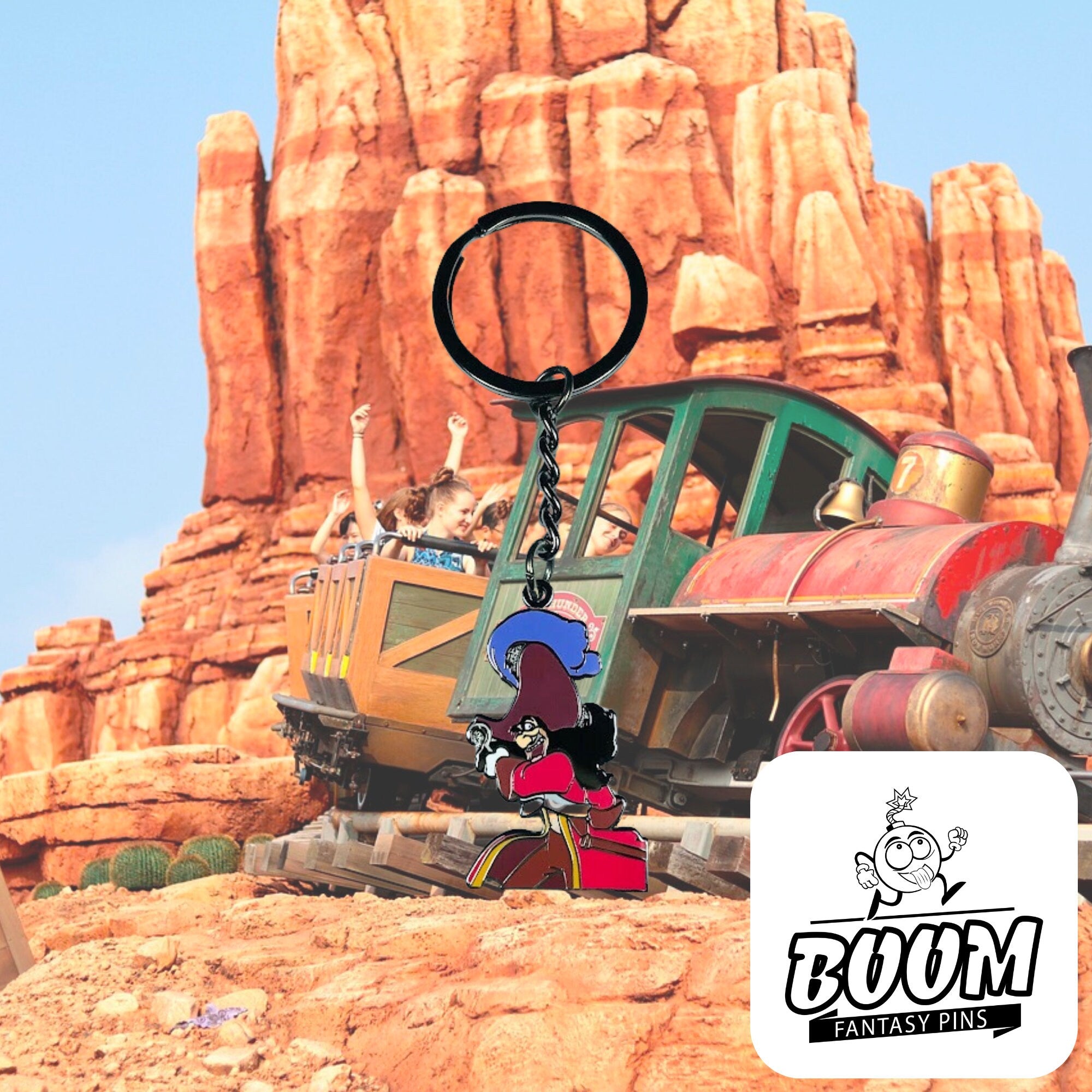 Llavero – Capitán Garfio de Peter Pan – Disney Fantasy