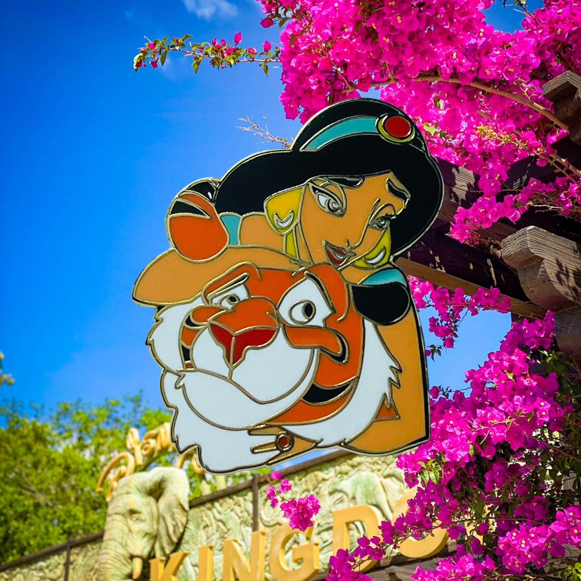 Pin – Rajah y la Princesa Jasmine de Aladdin – Disney Fantasy