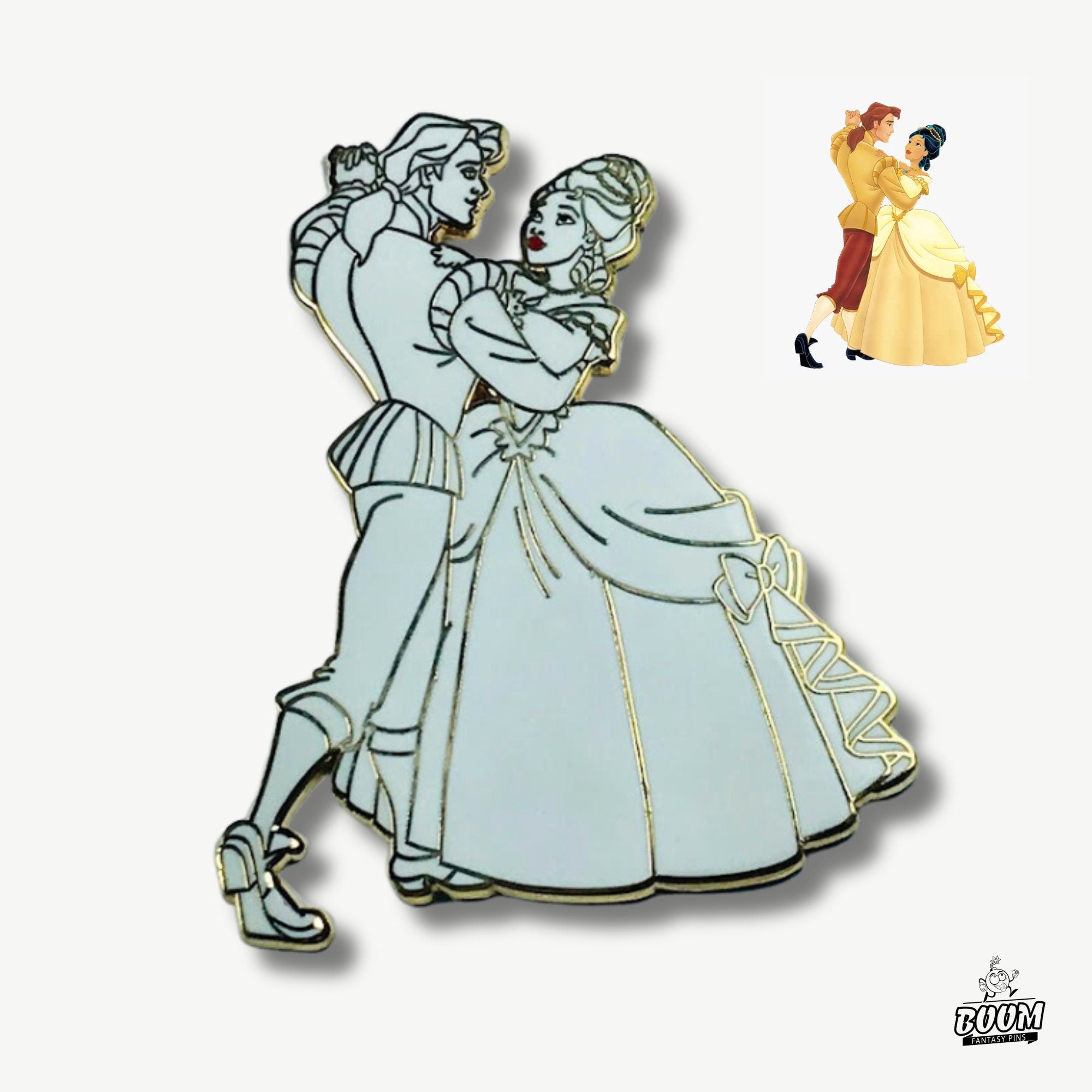 Pin's – Pocahontas et John Smith du film Pocahontas – Disney Fantasy