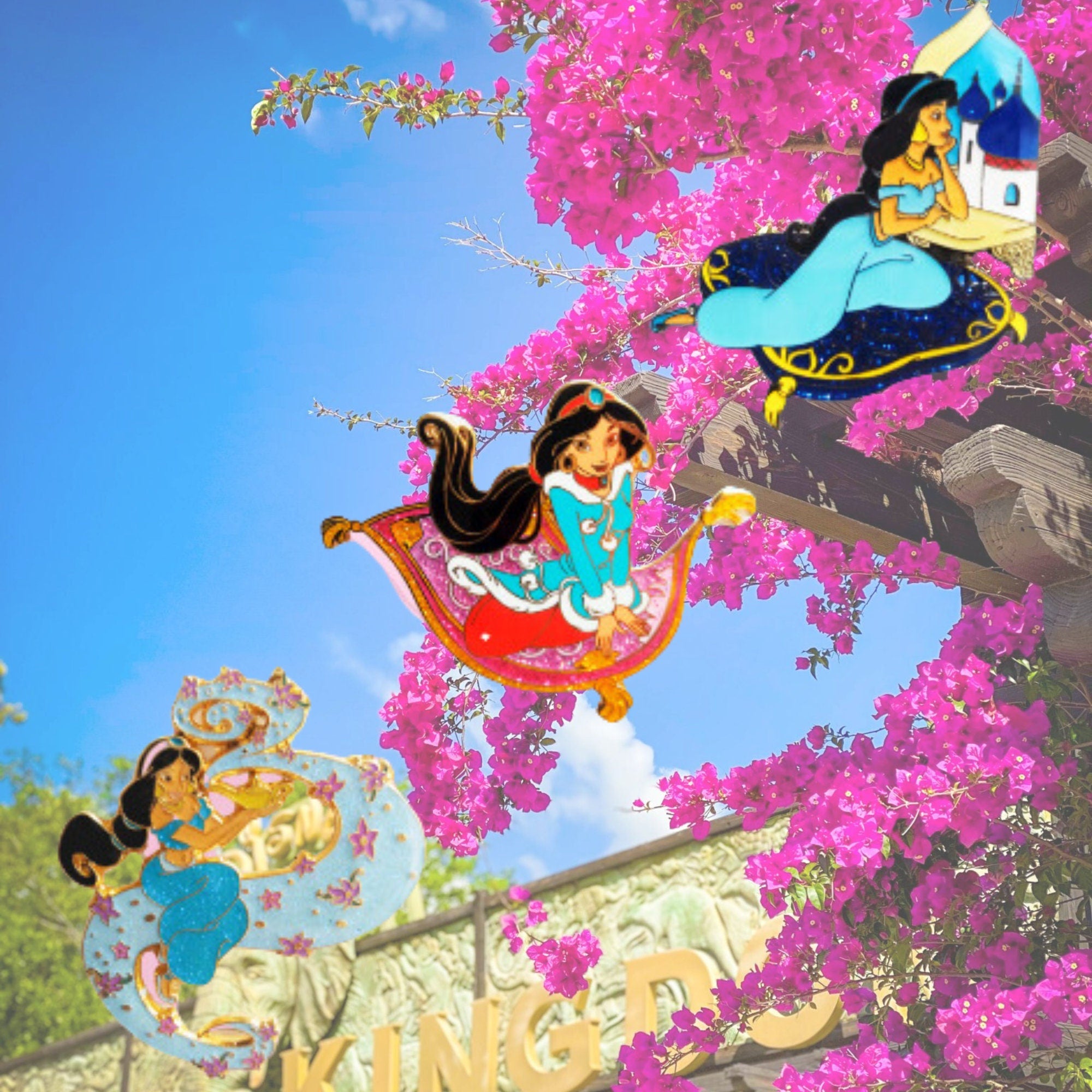 Pin's – Princesse Jasmine d'Aladdin – Disney Fantasy