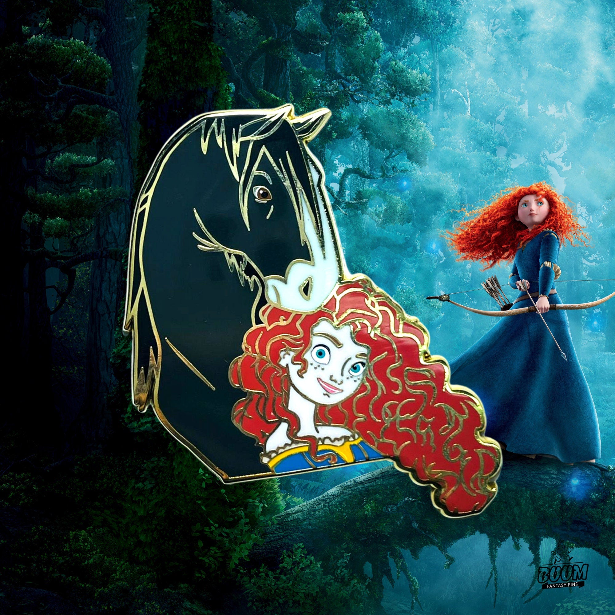 Pin – Princesa Mérida de Valiente – Disney Fantasy