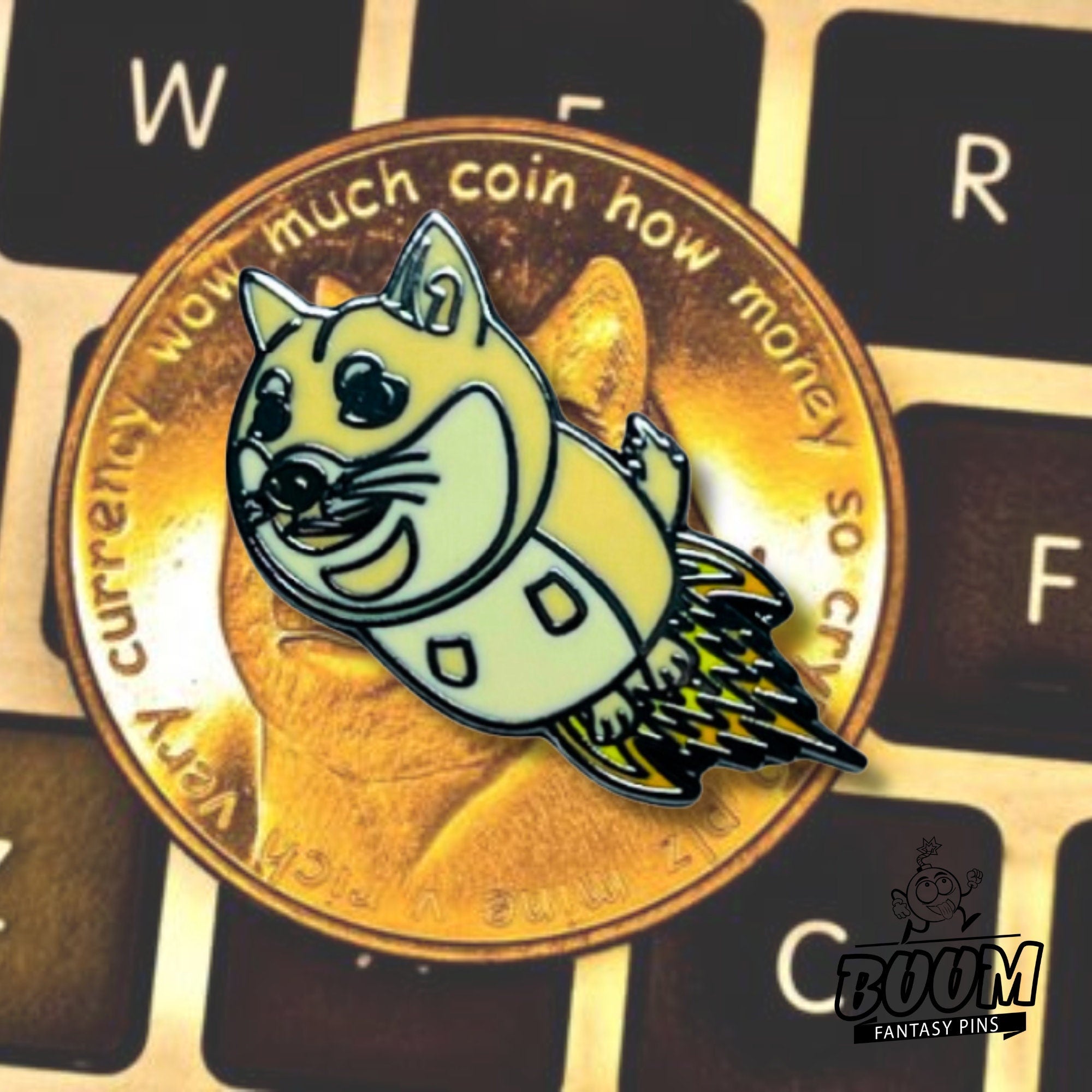 Pin's – Shiba Inu de Dogecoin – Objet de collection en cryptomonnaie