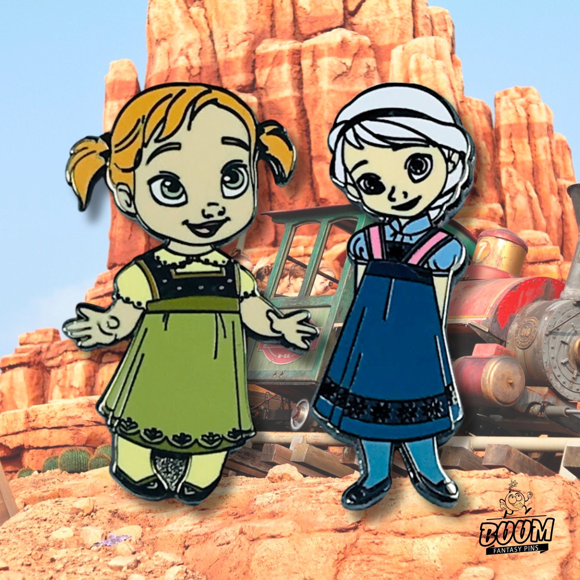 Pin – Anna and Elsa from Frozen – Disney Fantasy