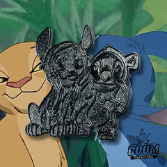 Pin's – Simba du Roi Lion et Stitch de Lilo &amp; Stitch – Disney Fantasy